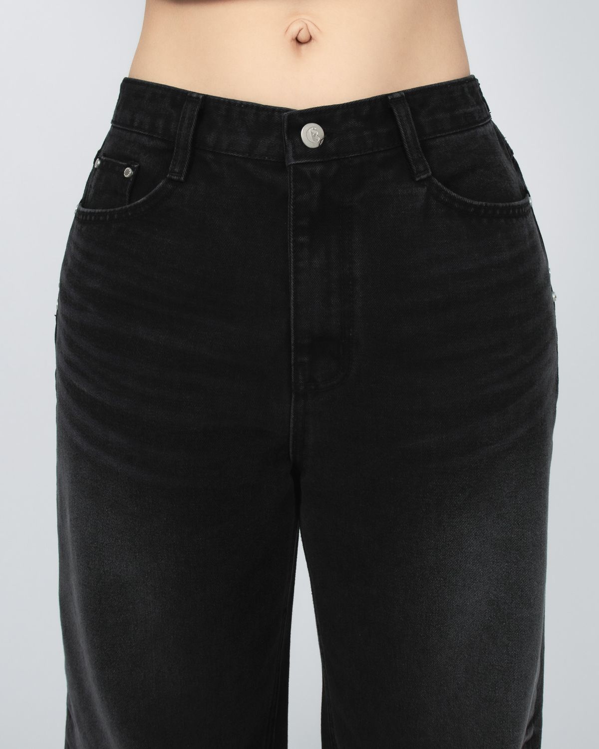 쿨시스(COOLSIS) CS BLACK WIDE JEANS-045