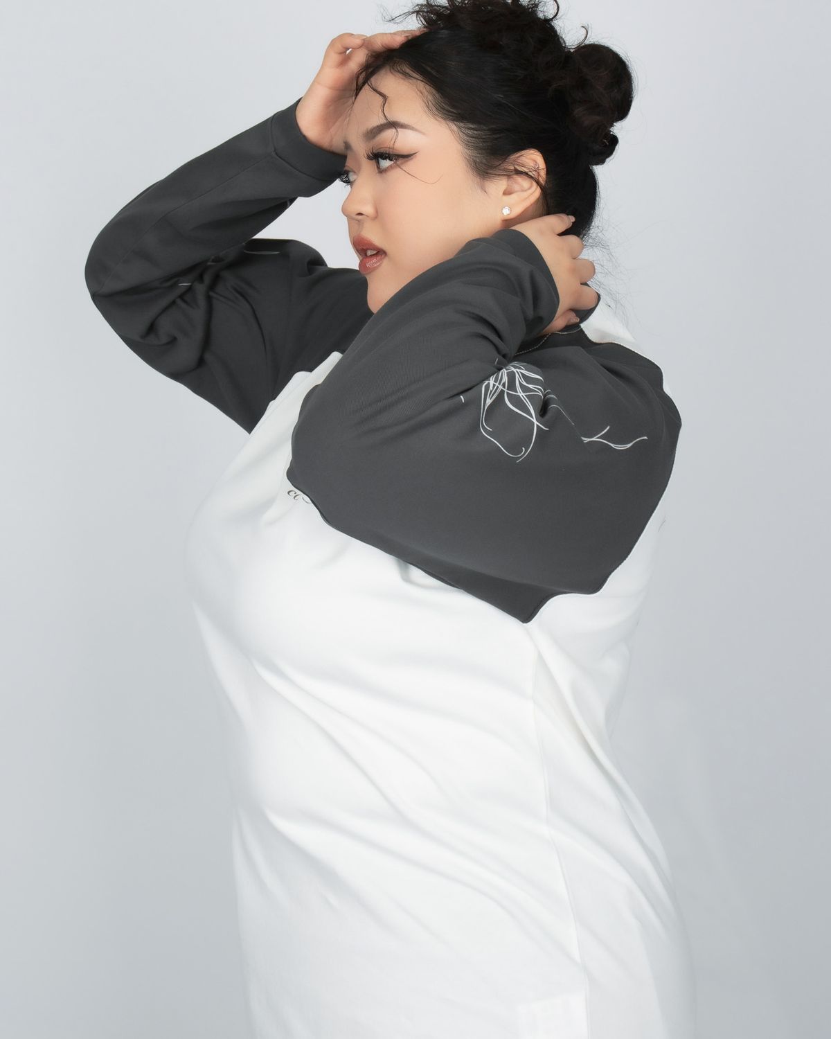 쿨시스(COOLSIS) CS TATTOO LOOSE TOP-038 (OREO)