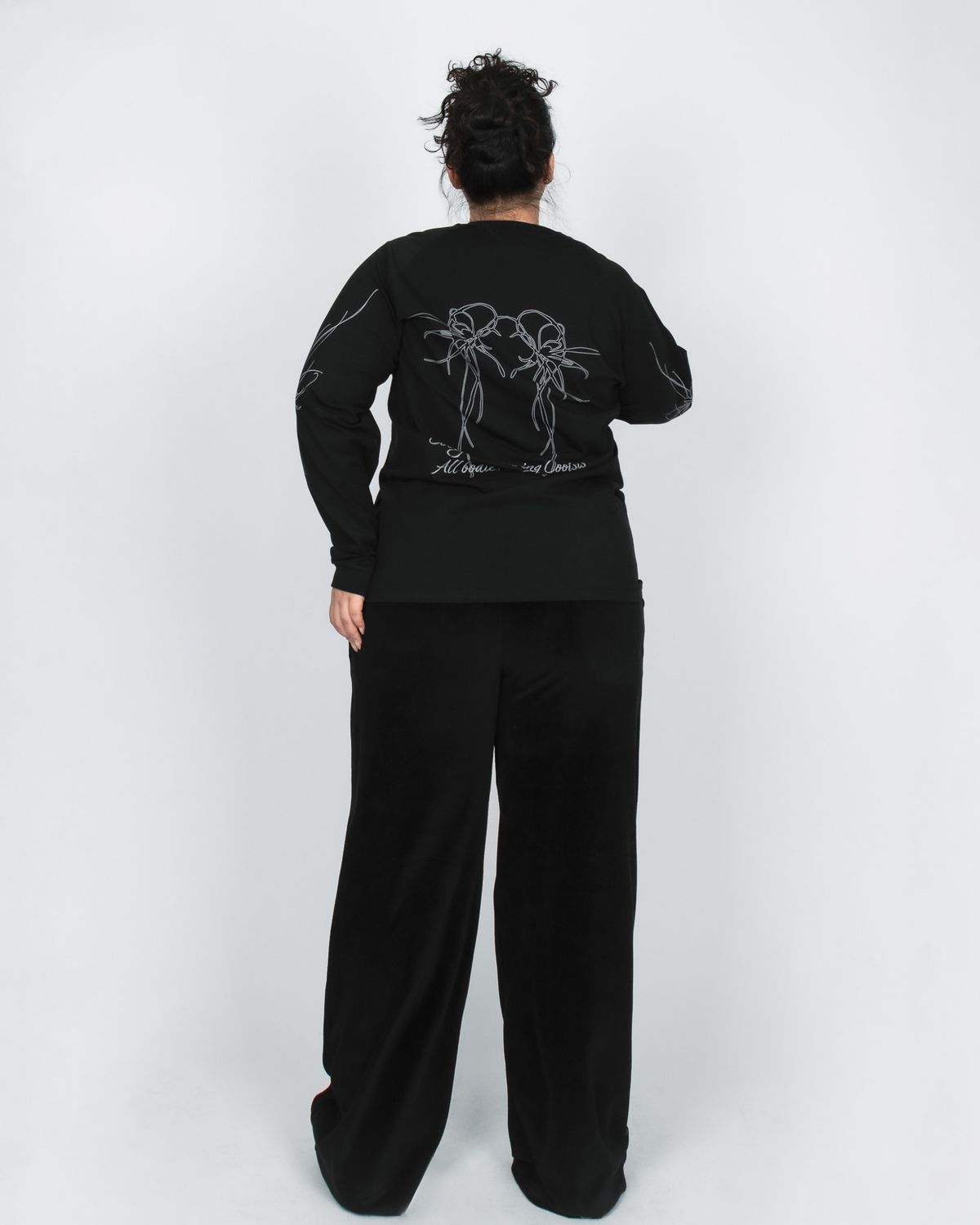 쿨시스(COOLSIS) CS TATTOO LOOSE TOP-038 (BLACK)