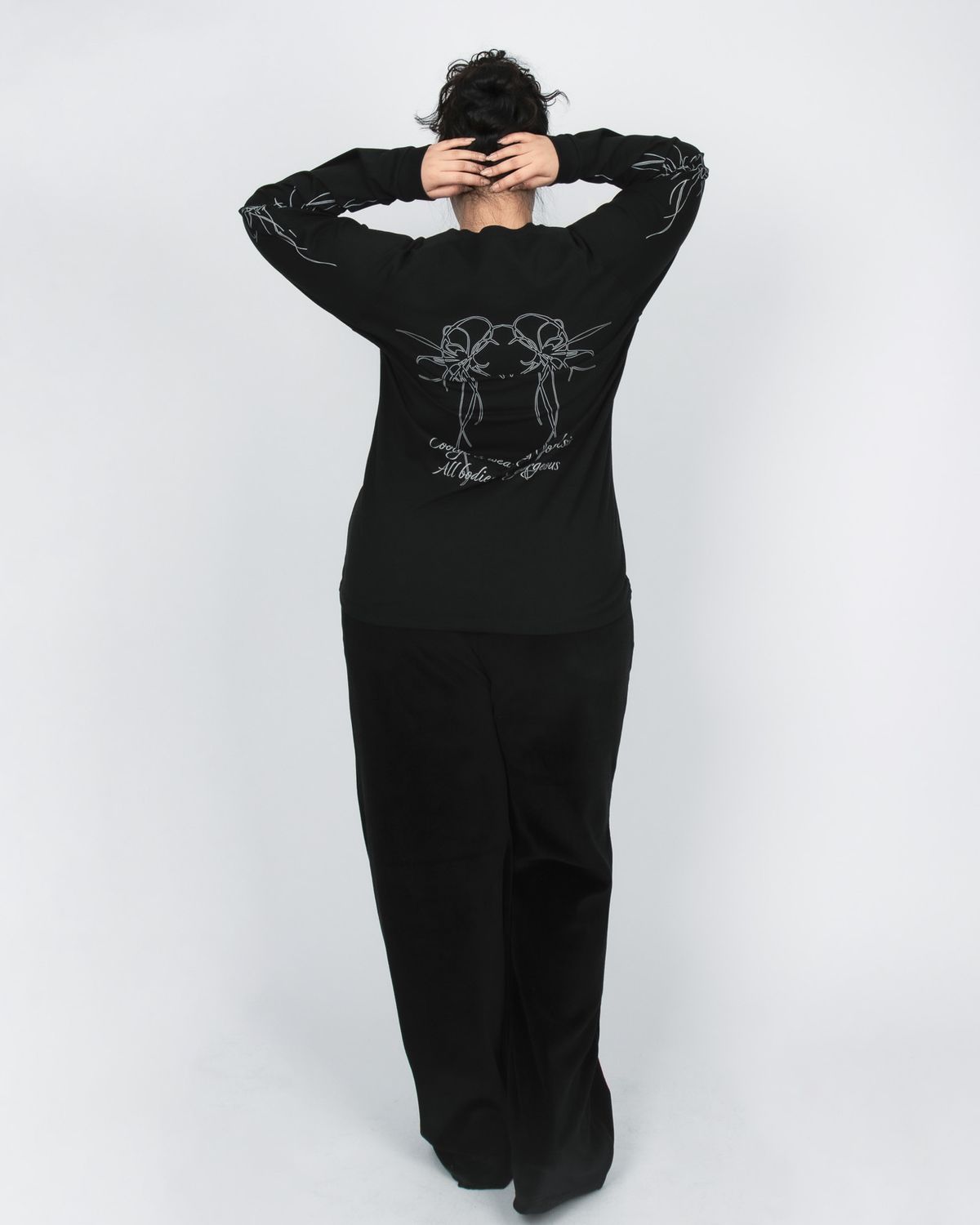 쿨시스(COOLSIS) CS TATTOO LOOSE TOP-038 (BLACK)