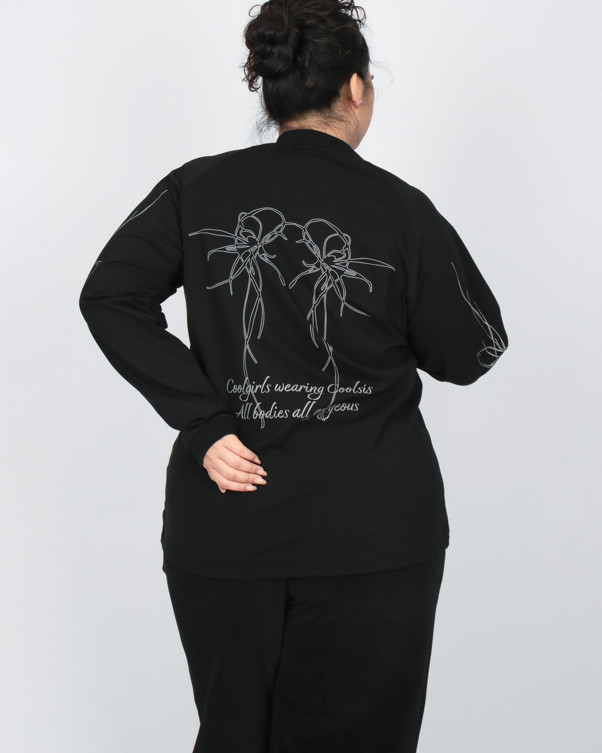 쿨시스(COOLSIS) CS TATTOO LOOSE TOP-038 (BLACK)