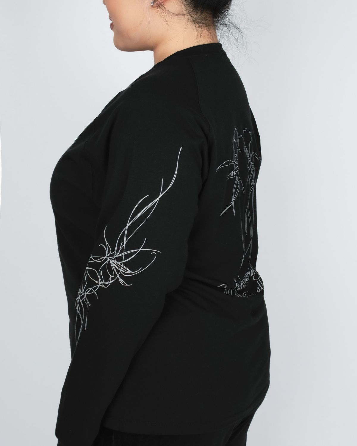 쿨시스(COOLSIS) CS TATTOO LOOSE TOP-038 (BLACK)