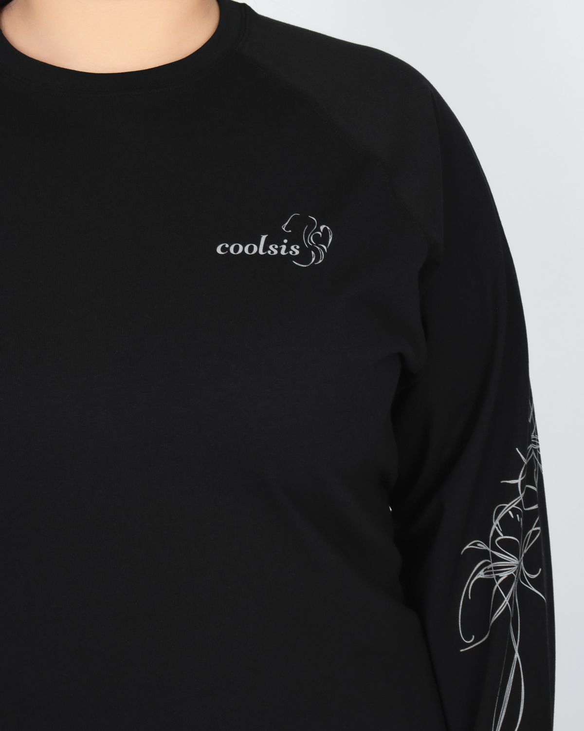 쿨시스(COOLSIS) CS TATTOO LOOSE TOP-038 (BLACK)
