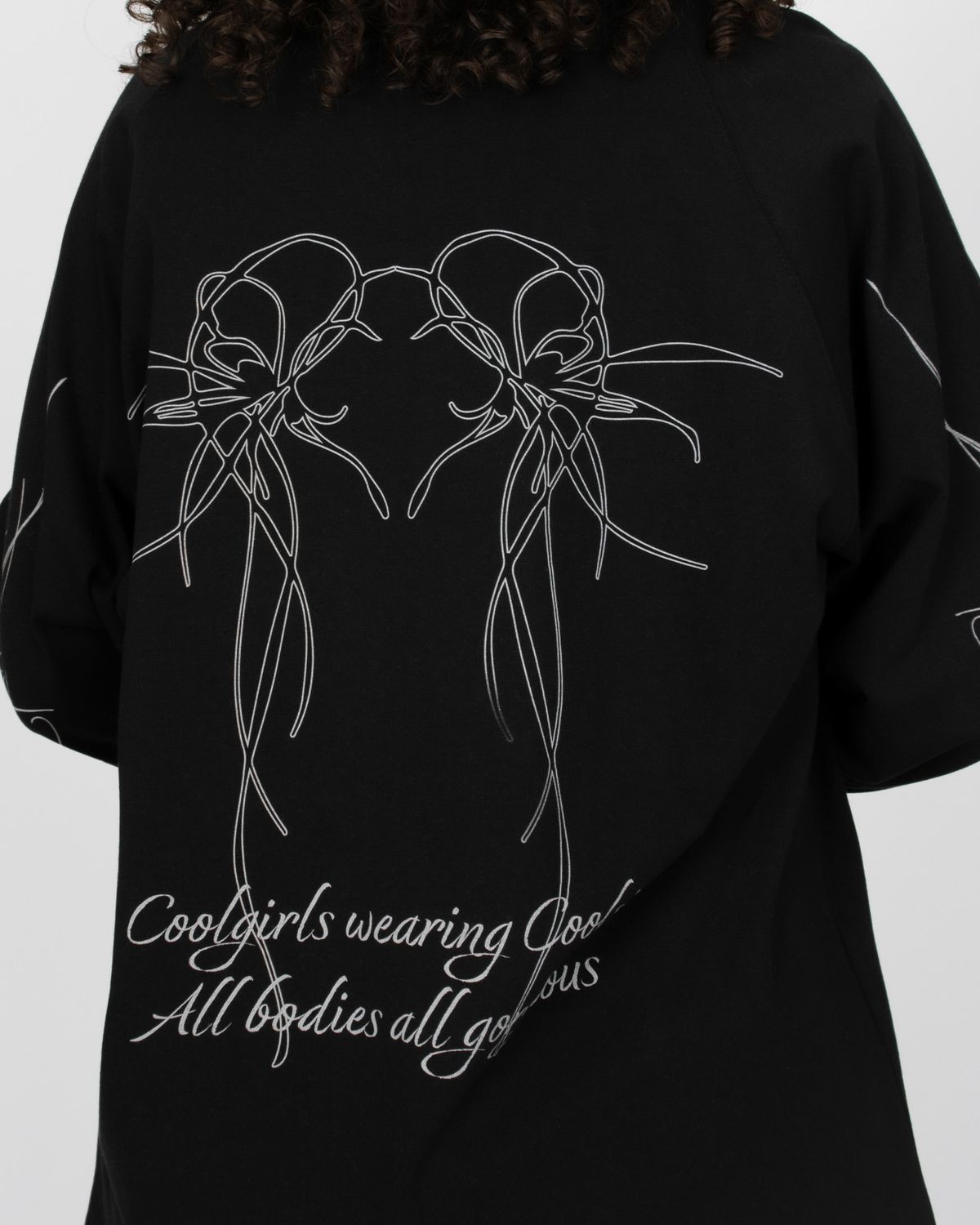 쿨시스(COOLSIS) CS TATTOO LOOSE TOP-038 (BLACK)