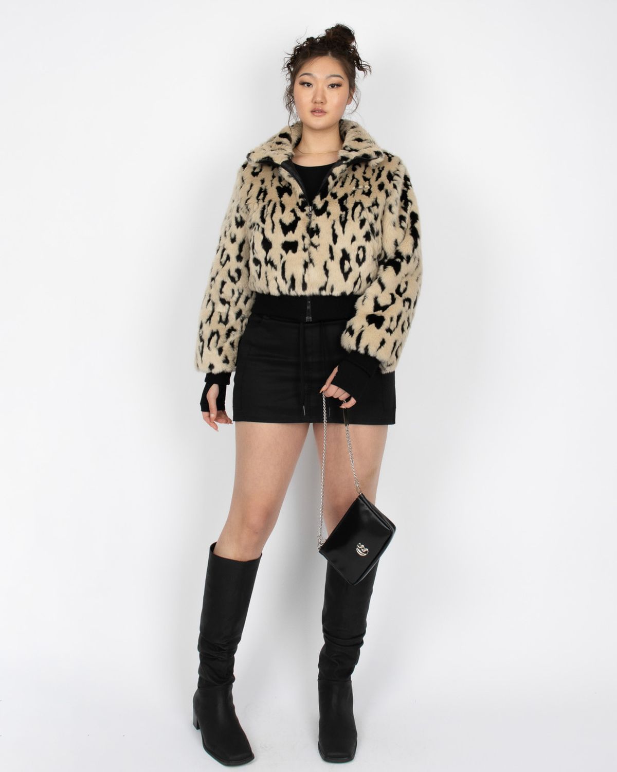 쿨시스(COOLSIS) CS LEOPARD FUR JACKET-014