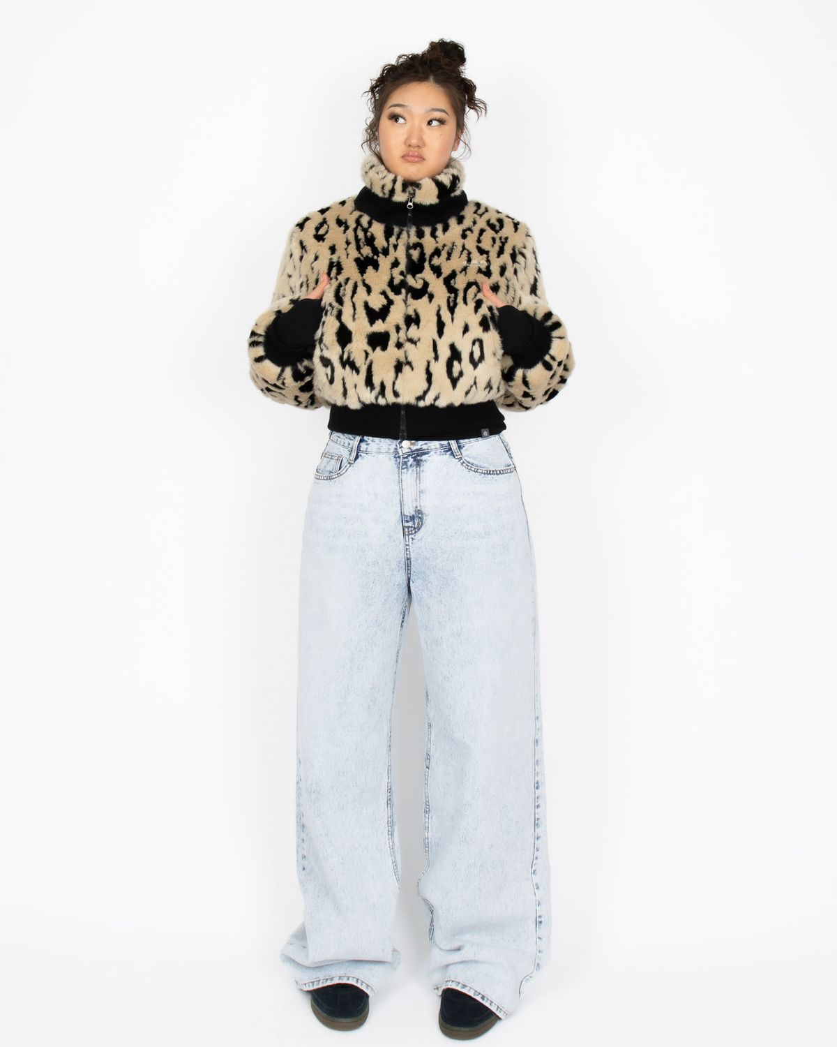 쿨시스(COOLSIS) CS LEOPARD FUR JACKET-014