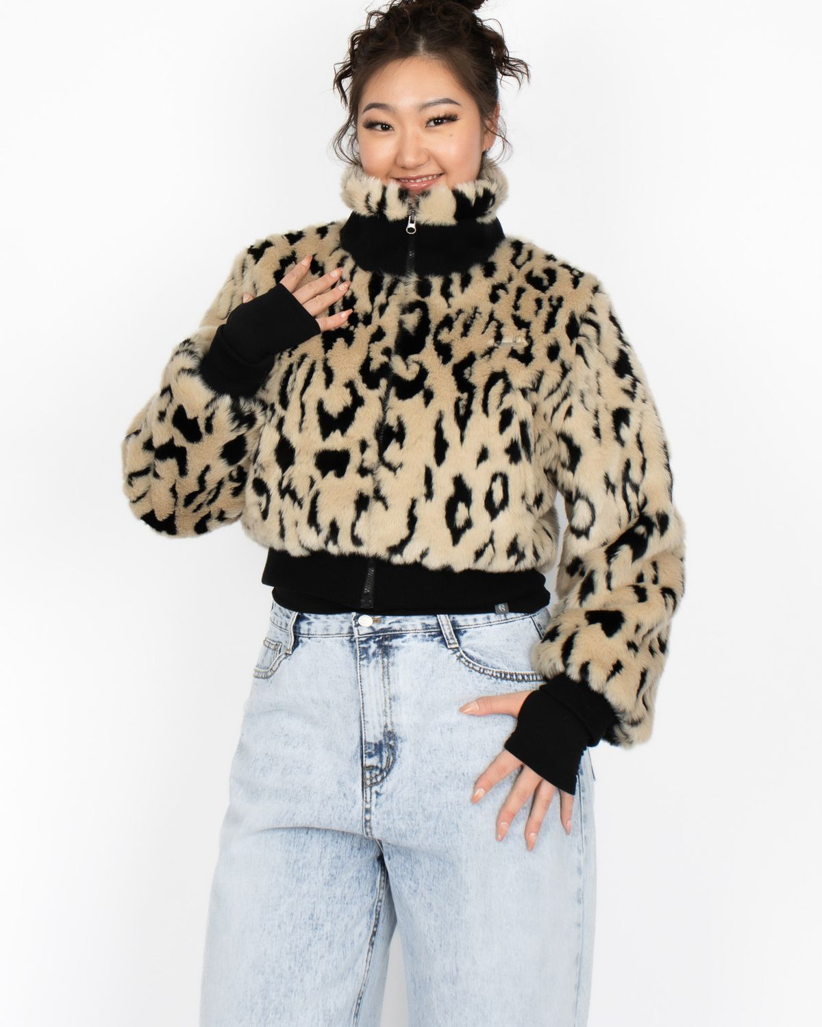 쿨시스(COOLSIS) CS LEOPARD FUR JACKET-014