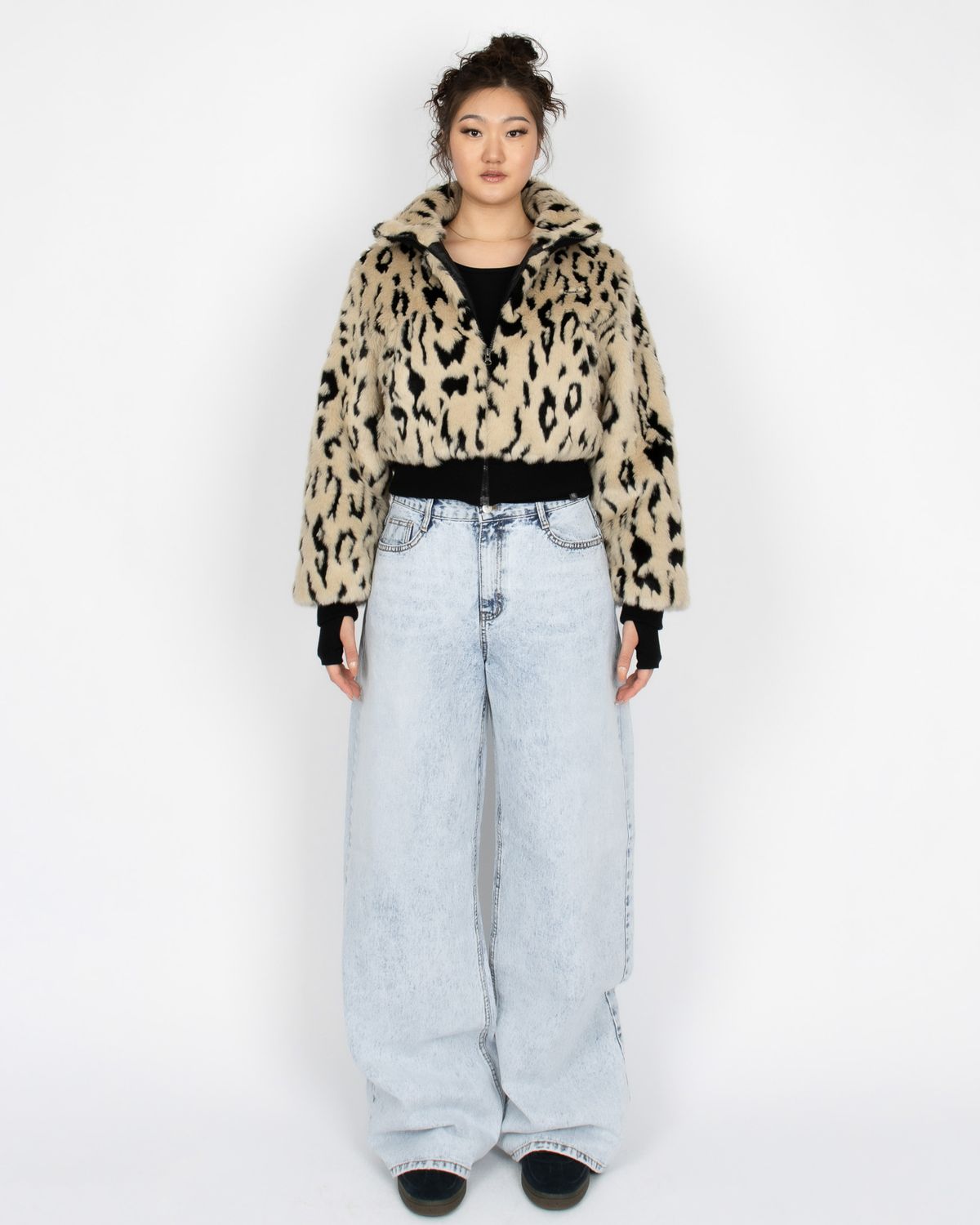 쿨시스(COOLSIS) CS LEOPARD FUR JACKET-014