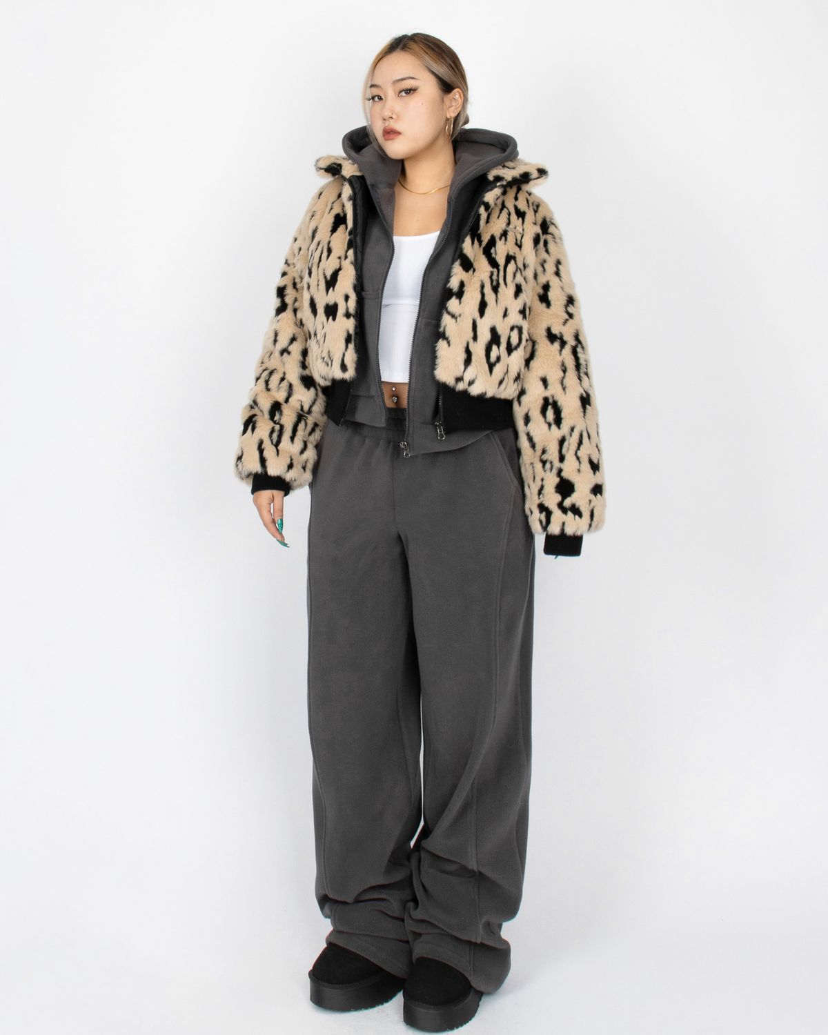 쿨시스(COOLSIS) CS LEOPARD FUR JACKET-014