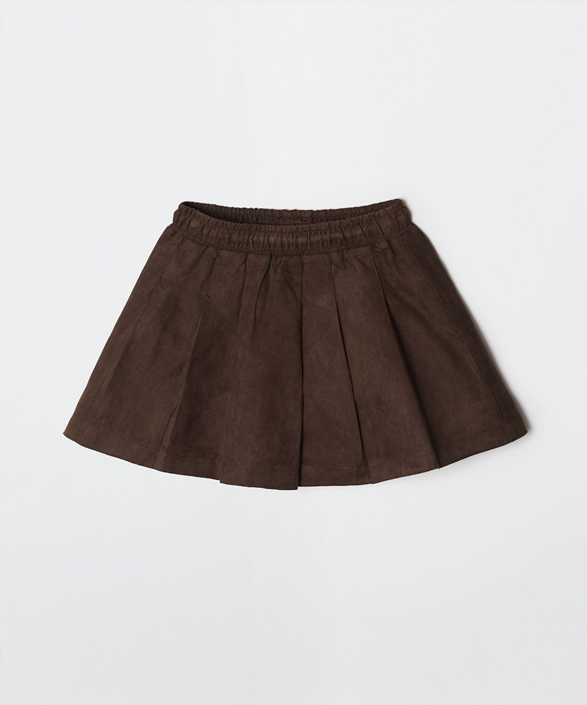 스파오 키즈(SPAO KIDS) [키즈](신세틱레더) 스웨이드 플리츠 스커트_SPWHG12KG1