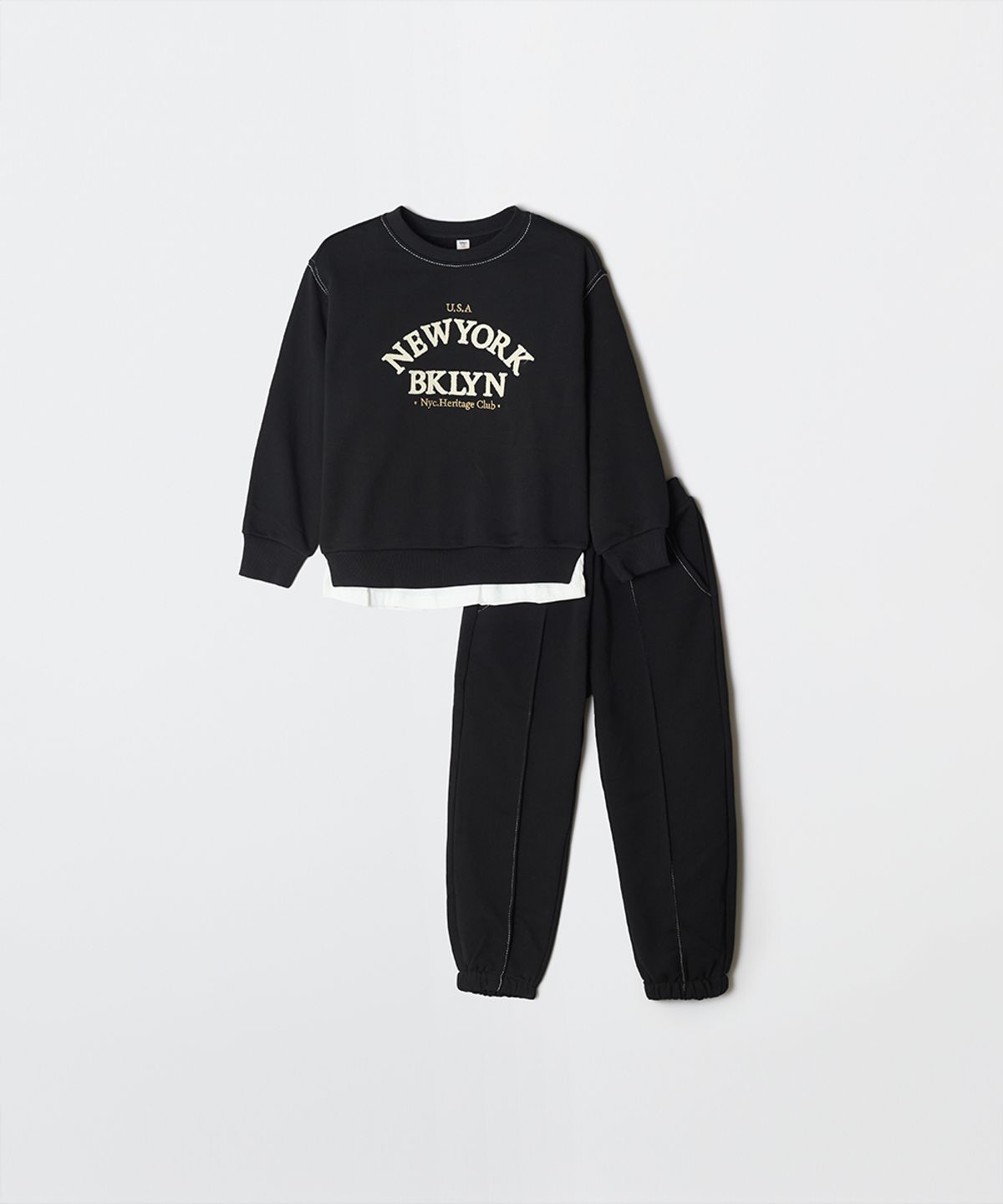 스파오 키즈(SPAO KIDS) [키즈] 레터링 상하세트_SPSMG23KU2
