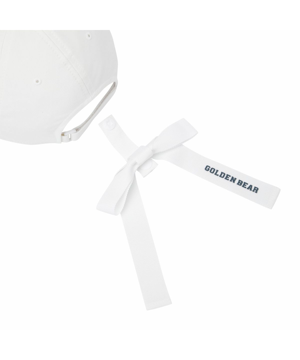 골든베어(GOLDEN BEAR) (W) Detachable Ribbon Tail Ball Cap G6RAX26281WHX