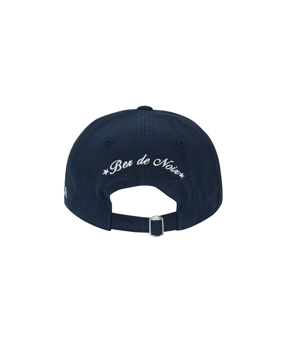 베르드누아(BER DE NOIR) 워시드 코튼 자수 볼캡(네이비)