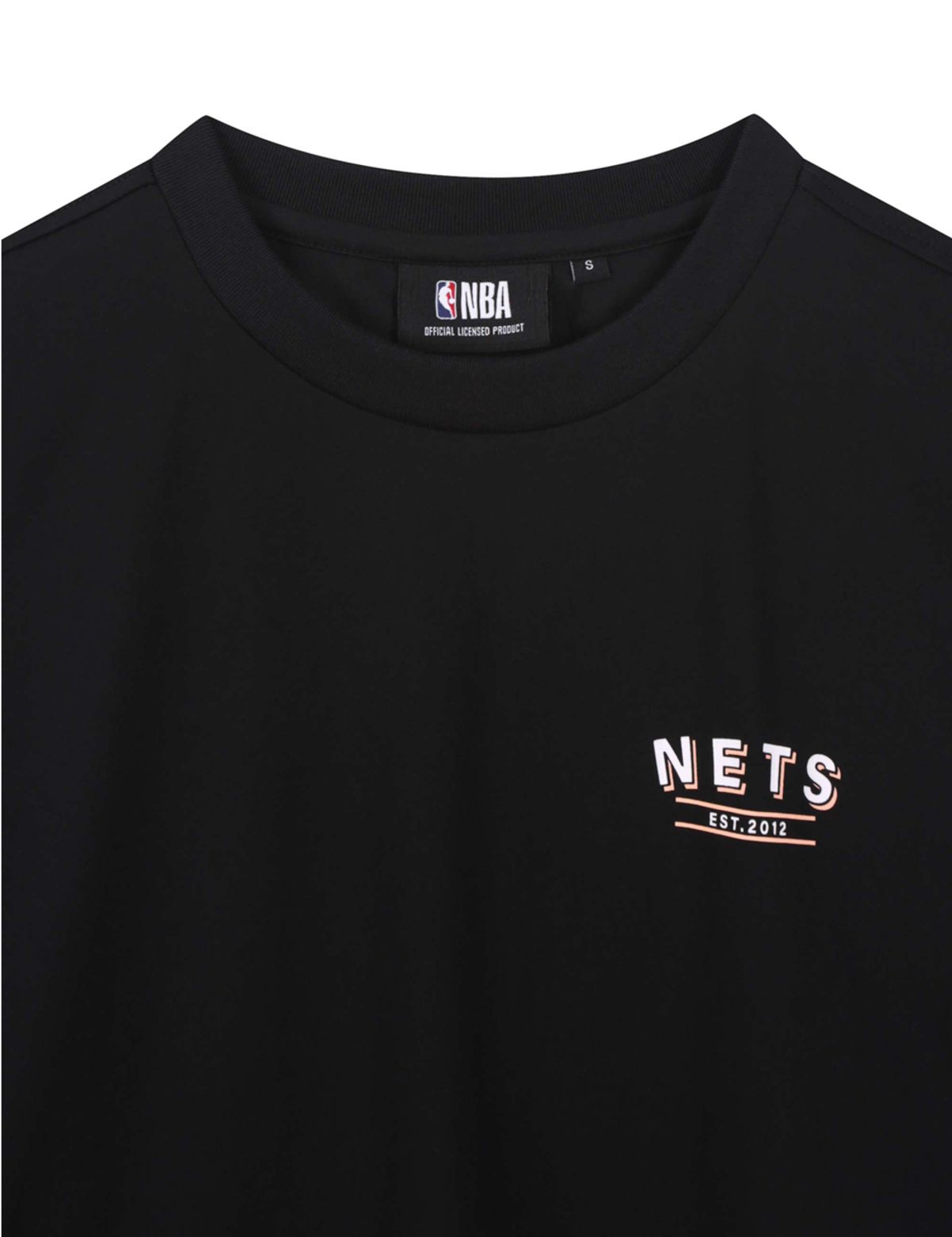 엔비에이(NBA) 레이어드 반팔 티셔츠 블랙