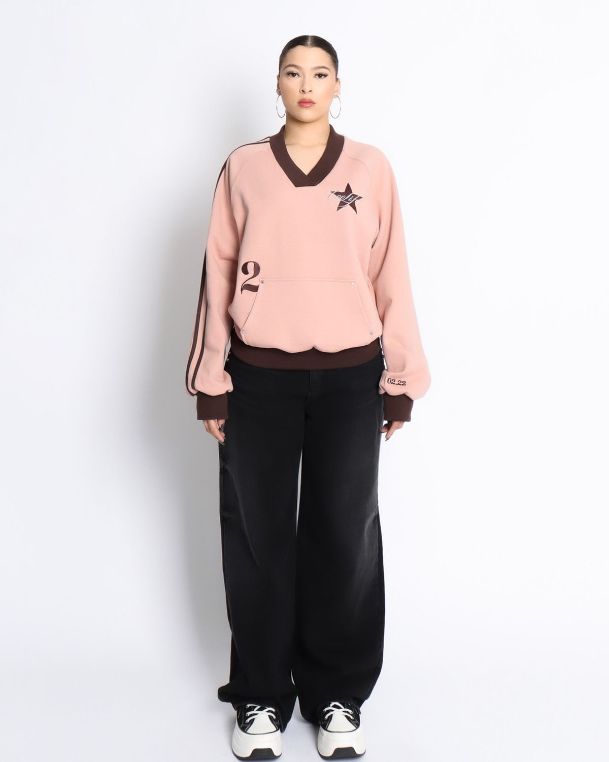 쿨시스(COOLSIS) CS 0222 SWEATSHIRT-044 (NUDEPINK)