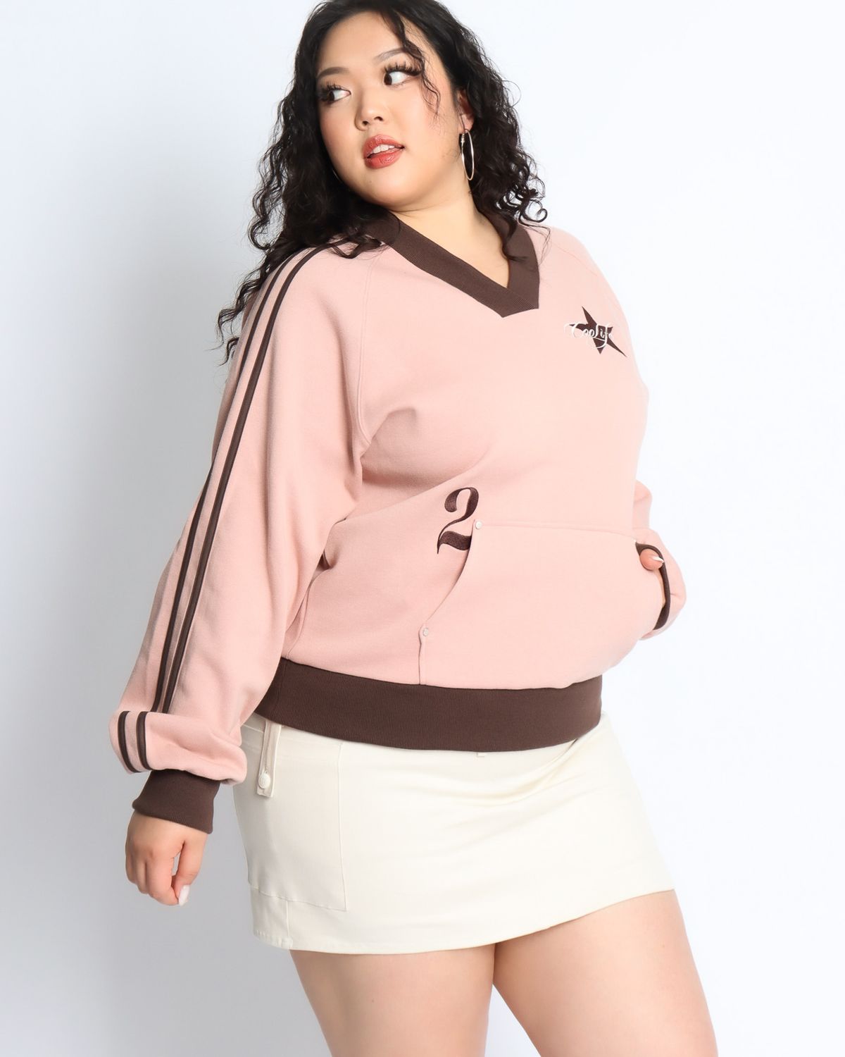 쿨시스(COOLSIS) CS 0222 SWEATSHIRT-044 (NUDEPINK)