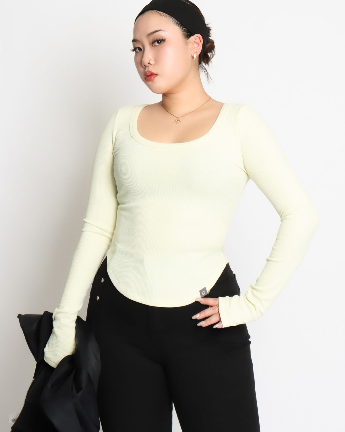 쿨시스(COOLSIS) CS LONG BASIC U TOP-042 (LEMON)