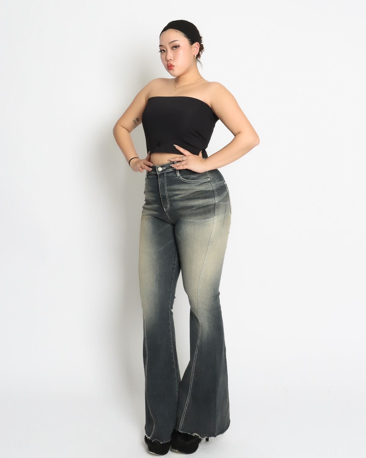 쿨시스(COOLSIS) CS LINE BOOTCUT JEANS-046