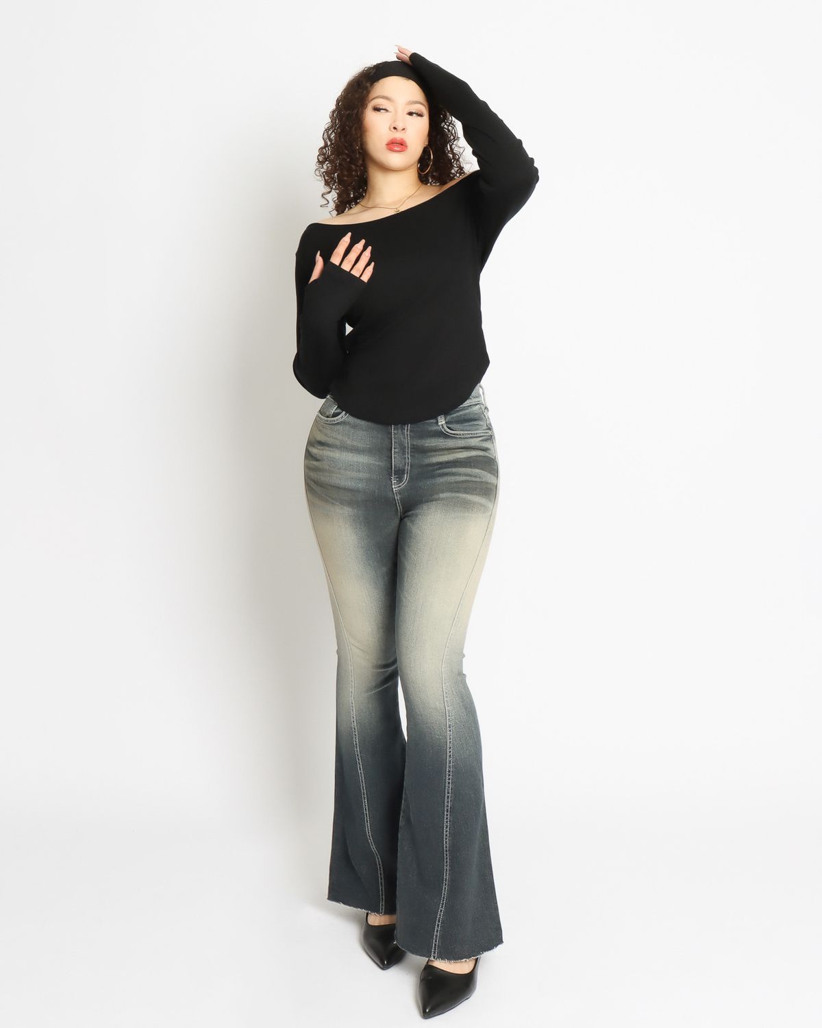 쿨시스(COOLSIS) CS LINE BOOTCUT JEANS-046