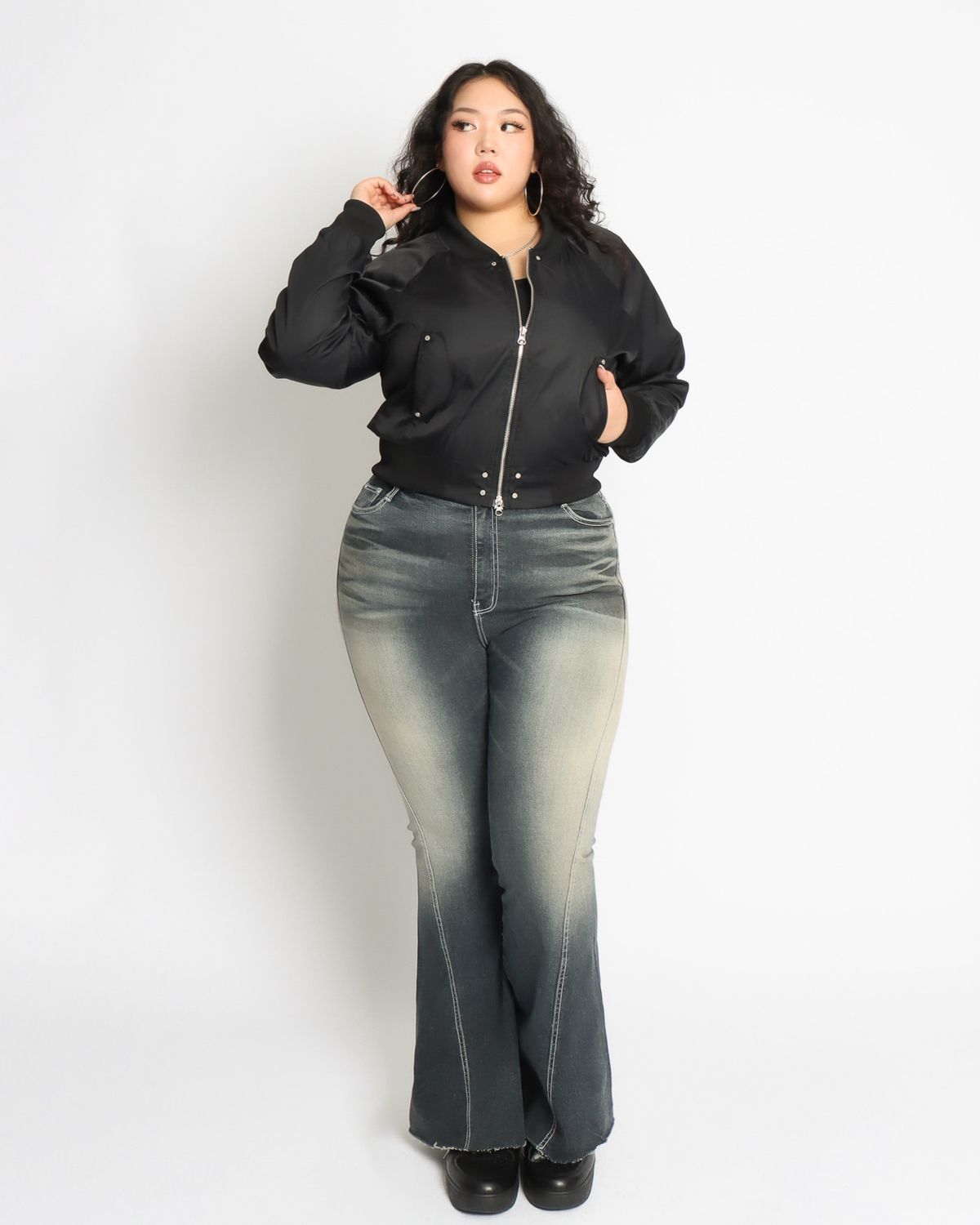 쿨시스(COOLSIS) CS LINE BOOTCUT JEANS-046