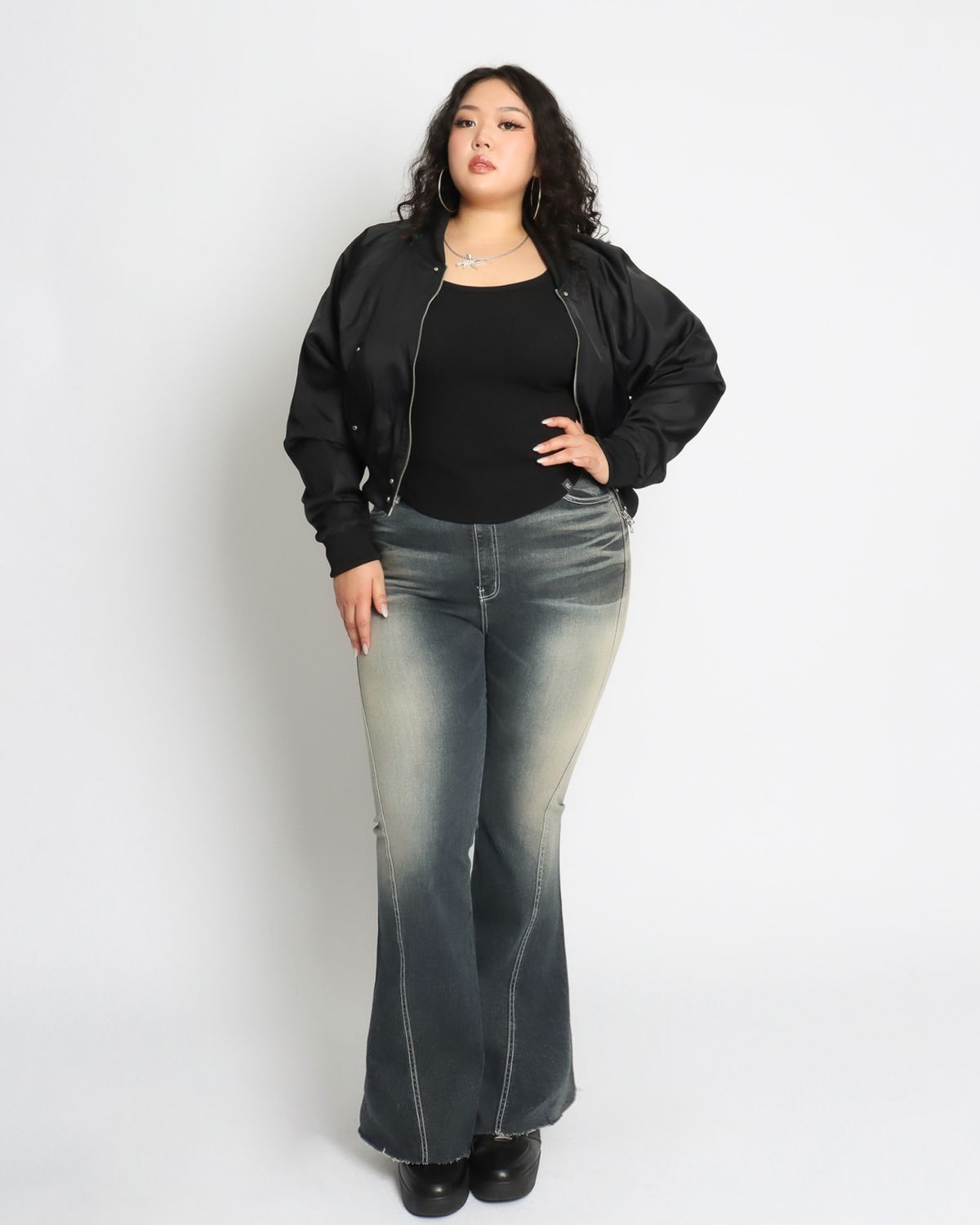 쿨시스(COOLSIS) CS LINE BOOTCUT JEANS-046