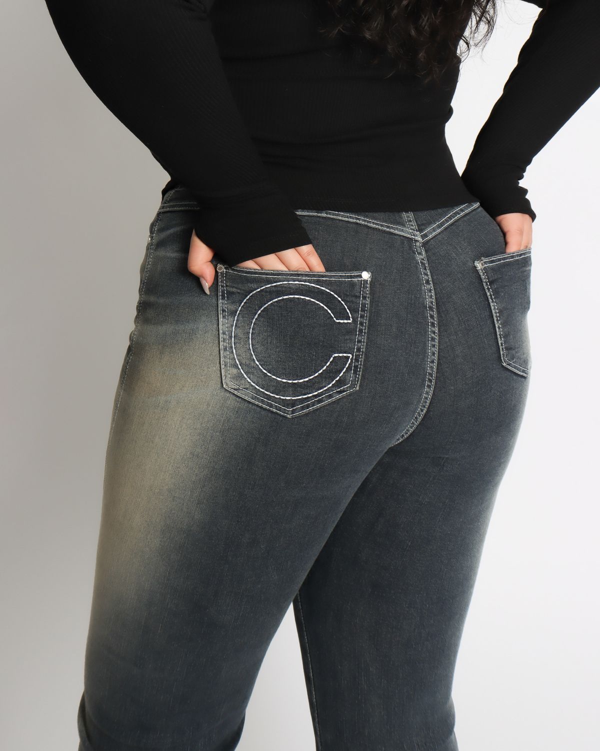 쿨시스(COOLSIS) CS LINE BOOTCUT JEANS-046