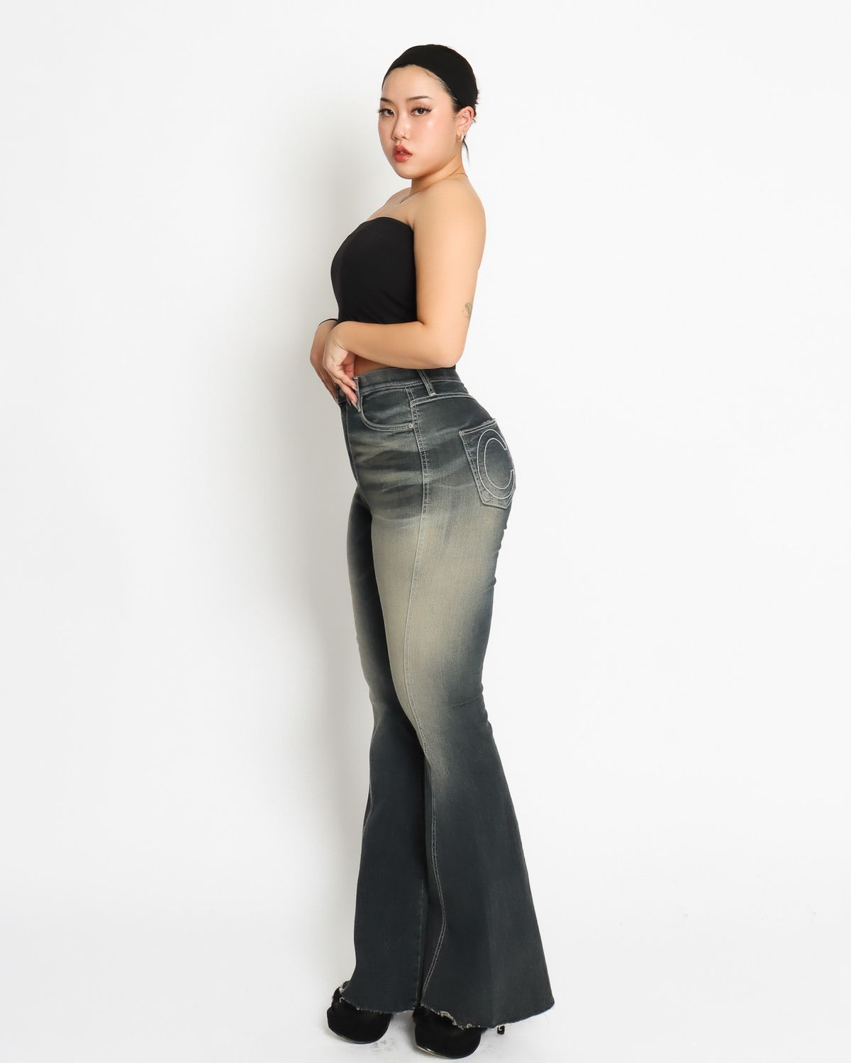 쿨시스(COOLSIS) CS LINE BOOTCUT JEANS-046