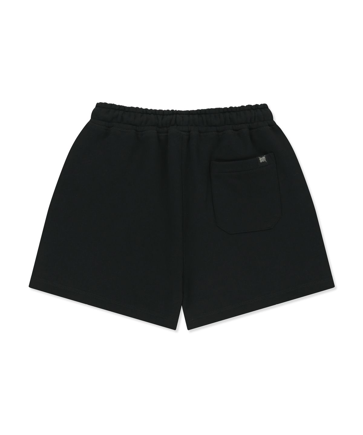 브라운브레스(BROWNBREATH) W TAG SWEAT SHORTS - BLACK