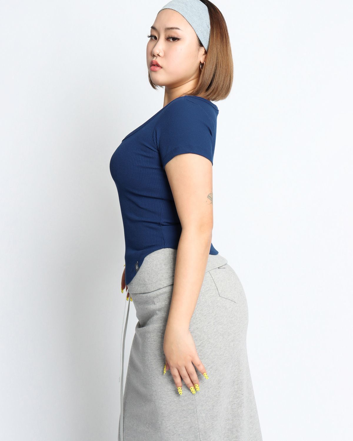 쿨시스(COOLSIS) CS HALF BASIC U TOP-046 (BLUE)