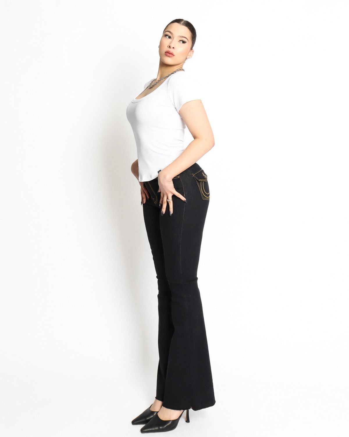 쿨시스(COOLSIS) CS HALF BASIC U TOP-046 (WHITE)