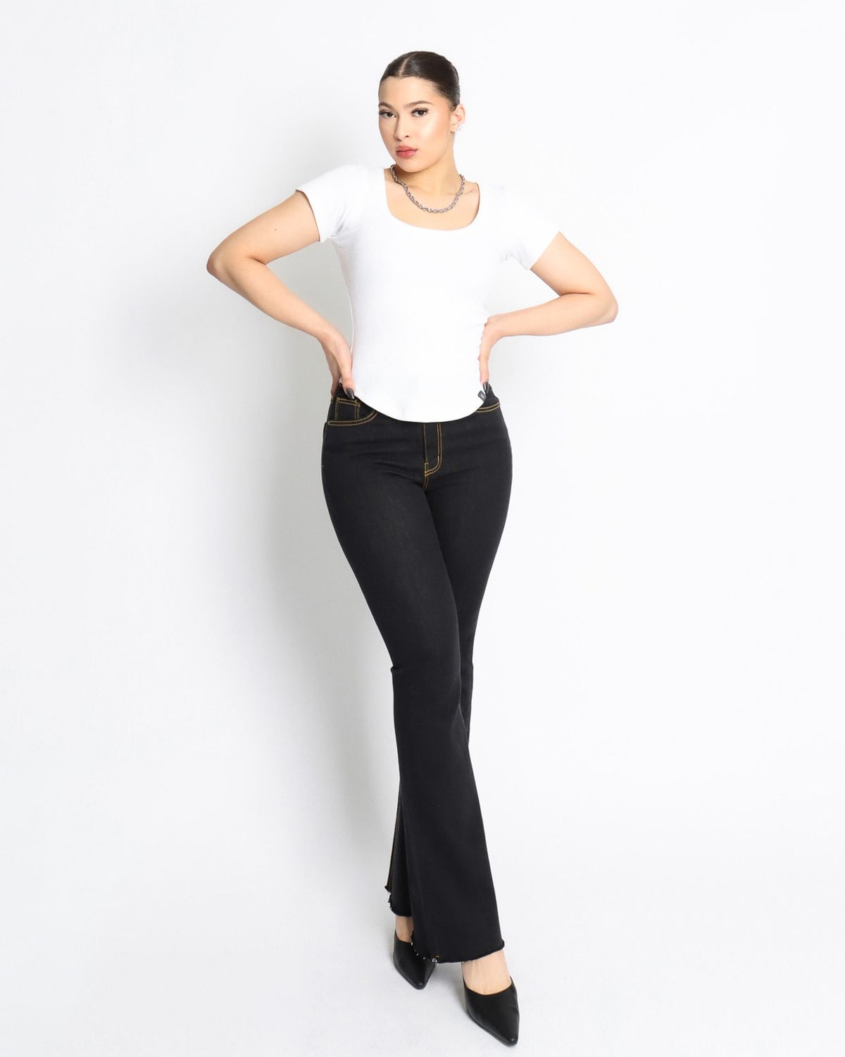 쿨시스(COOLSIS) CS HALF BASIC U TOP-046 (WHITE)