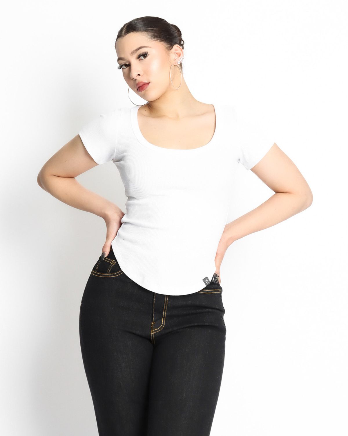 쿨시스(COOLSIS) CS HALF BASIC U TOP-046 (WHITE)