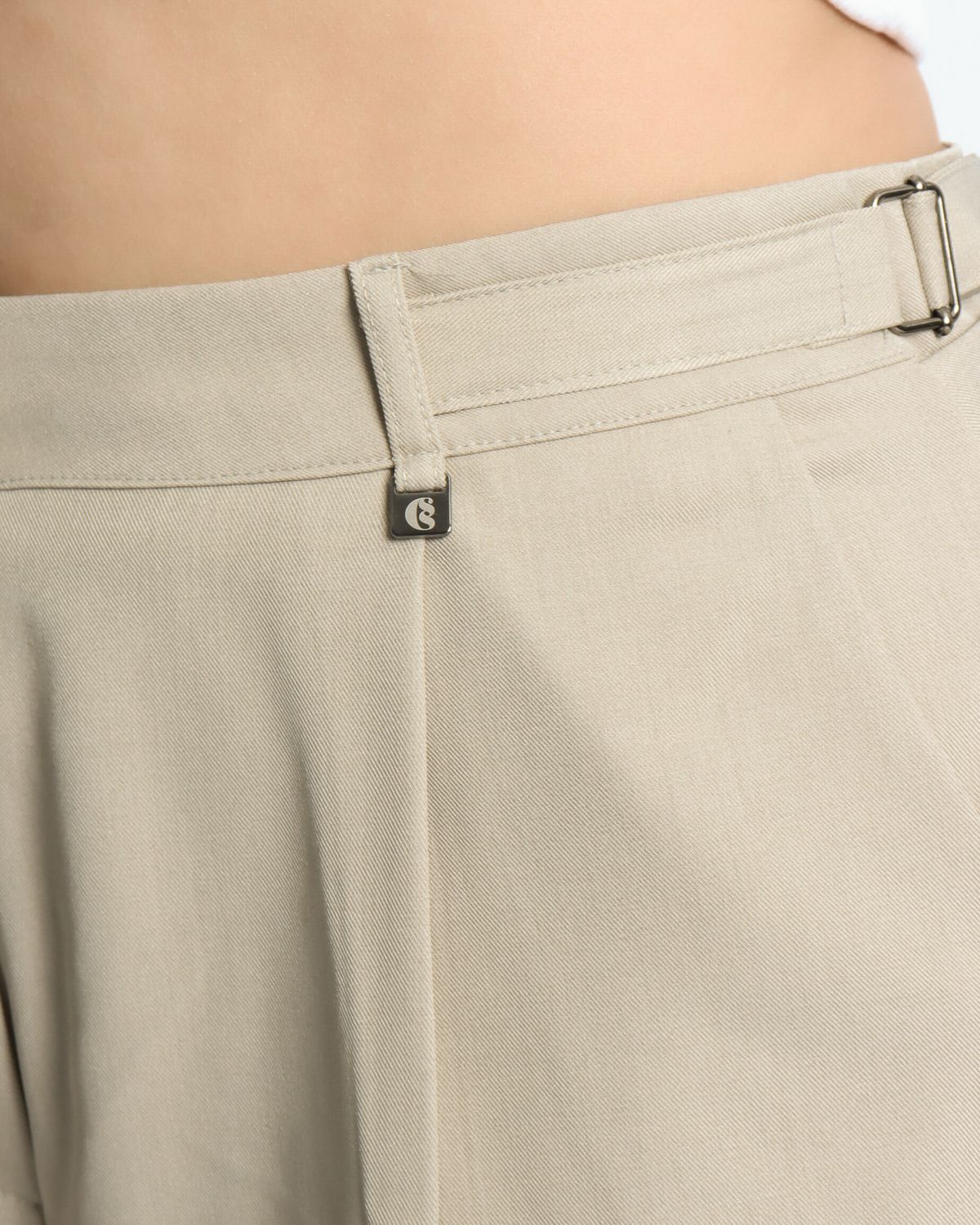 쿨시스(COOLSIS) CS BELT WIDE SLACKS-048 (BEIGE)