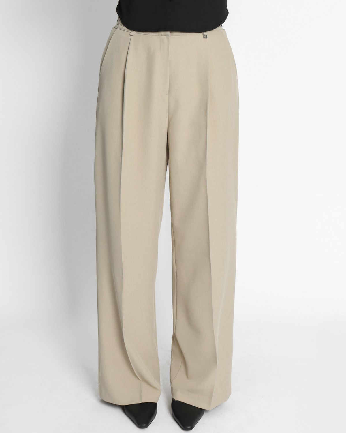 쿨시스(COOLSIS) CS BELT WIDE SLACKS-048 (BEIGE)
