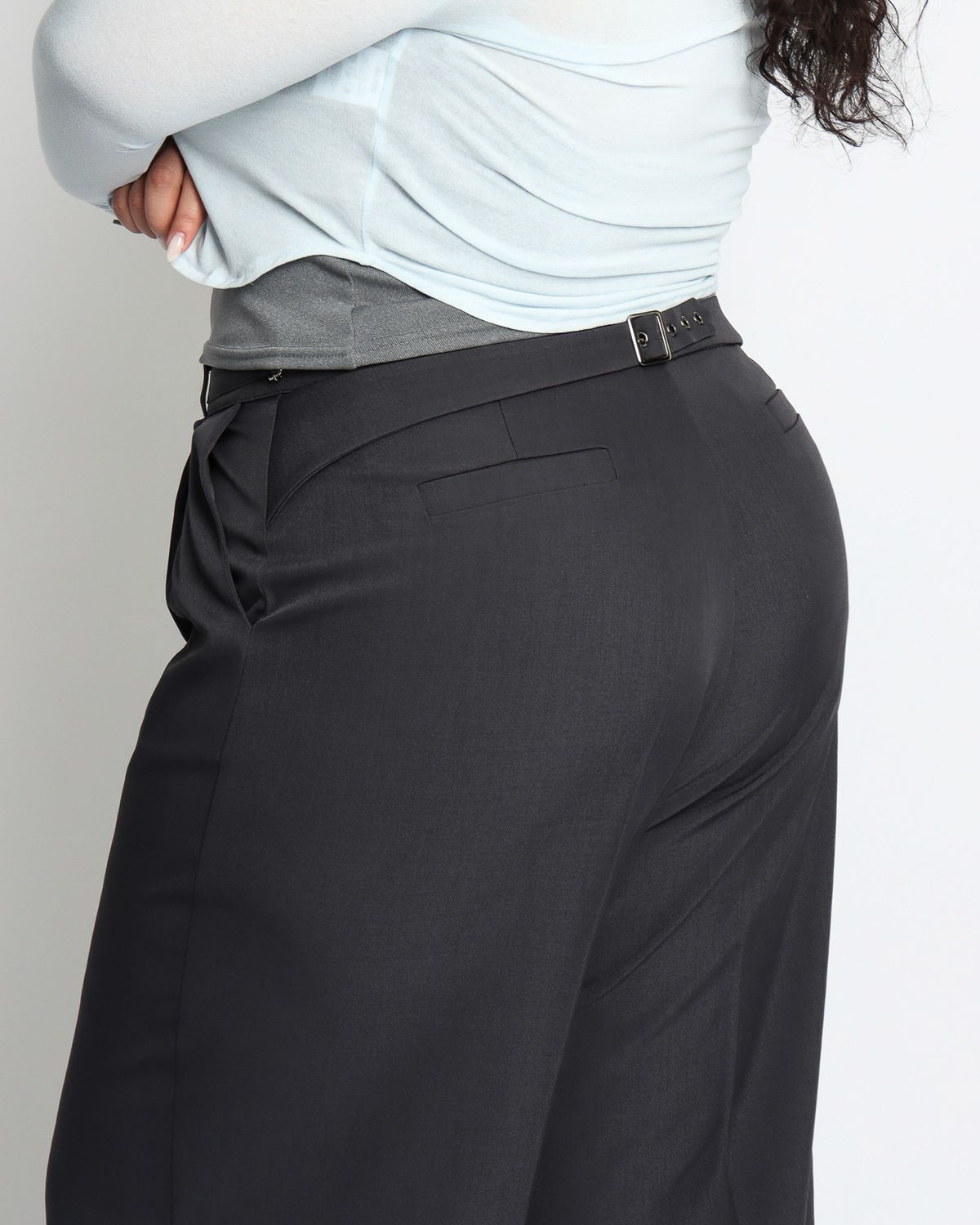쿨시스(COOLSIS) CS BELT WIDE SLACKS-048 (NAVY)