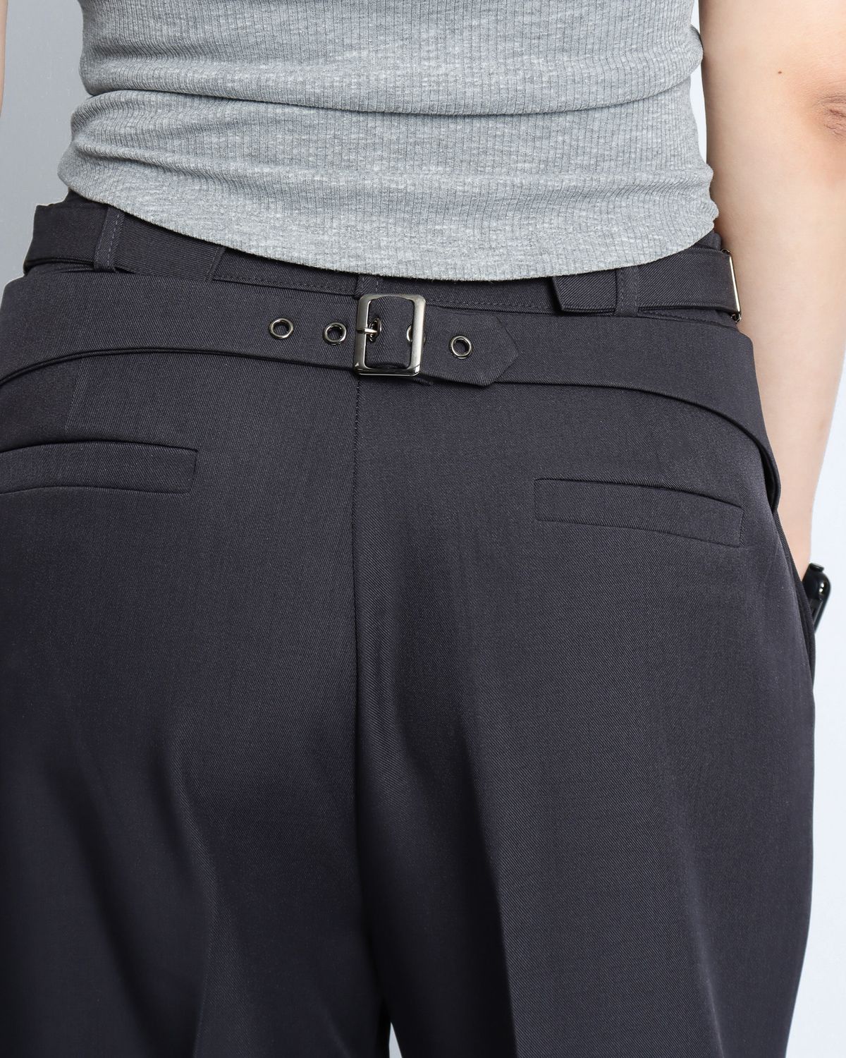 쿨시스(COOLSIS) CS BELT WIDE SLACKS-048 (NAVY)