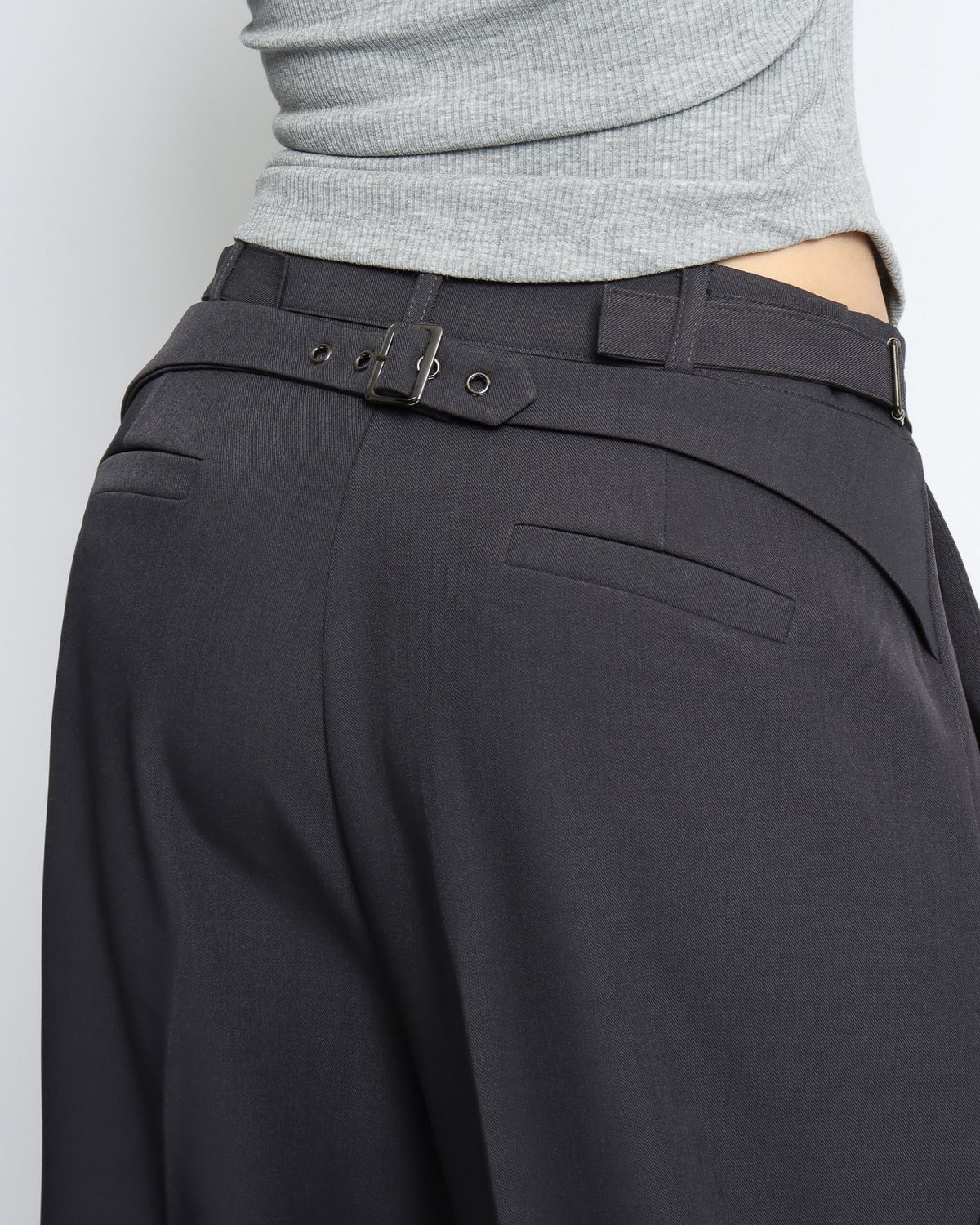 쿨시스(COOLSIS) CS BELT WIDE SLACKS-048 (NAVY)
