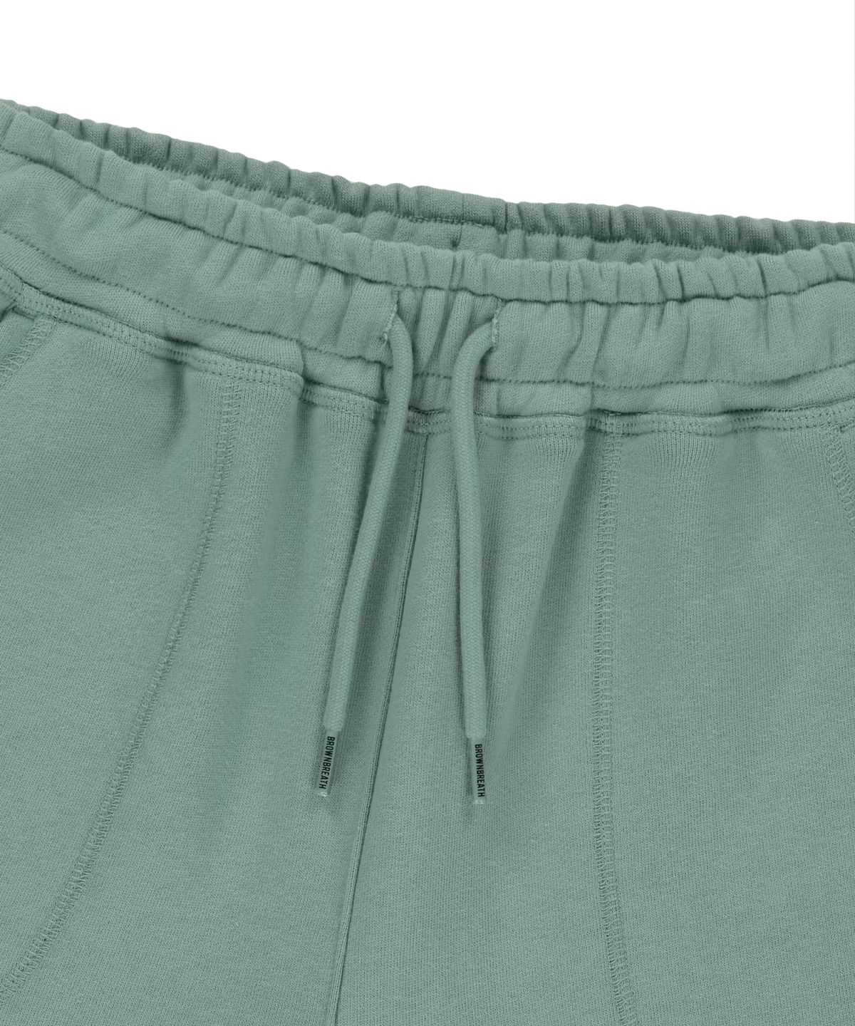 브라운브레스(BROWNBREATH) W TAG SWEAT SHORTS - LIGHT BLUE