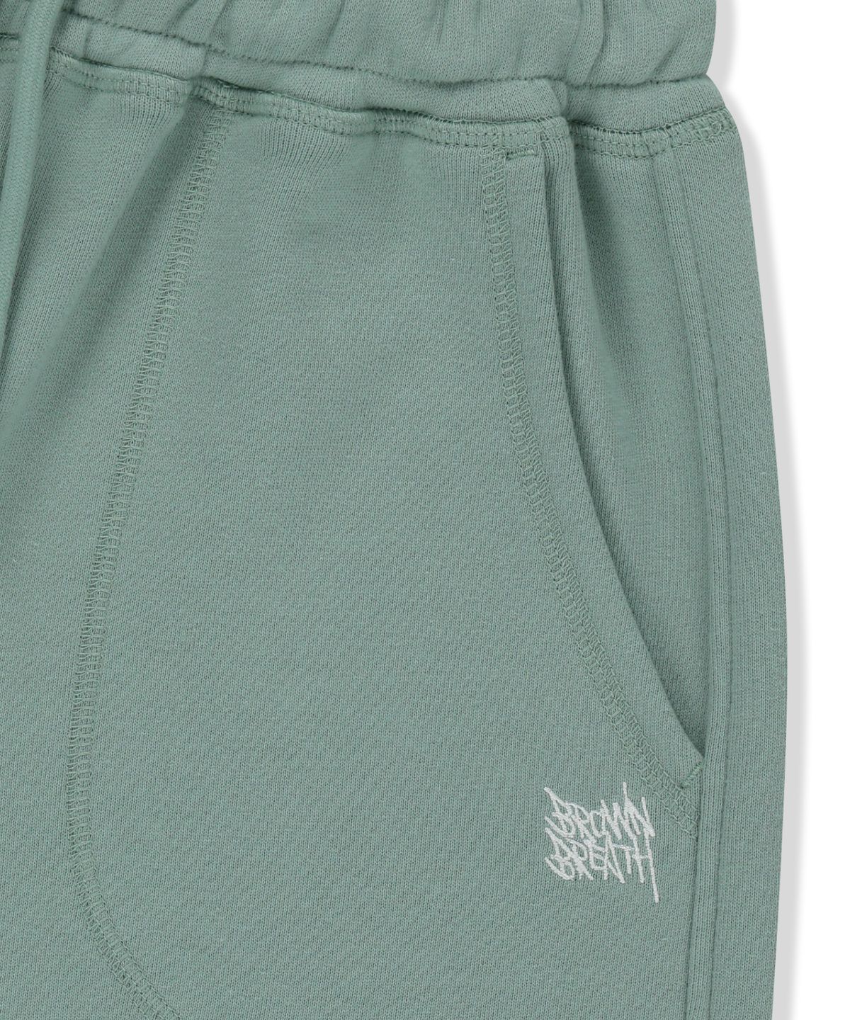 브라운브레스(BROWNBREATH) W TAG SWEAT SHORTS - LIGHT BLUE