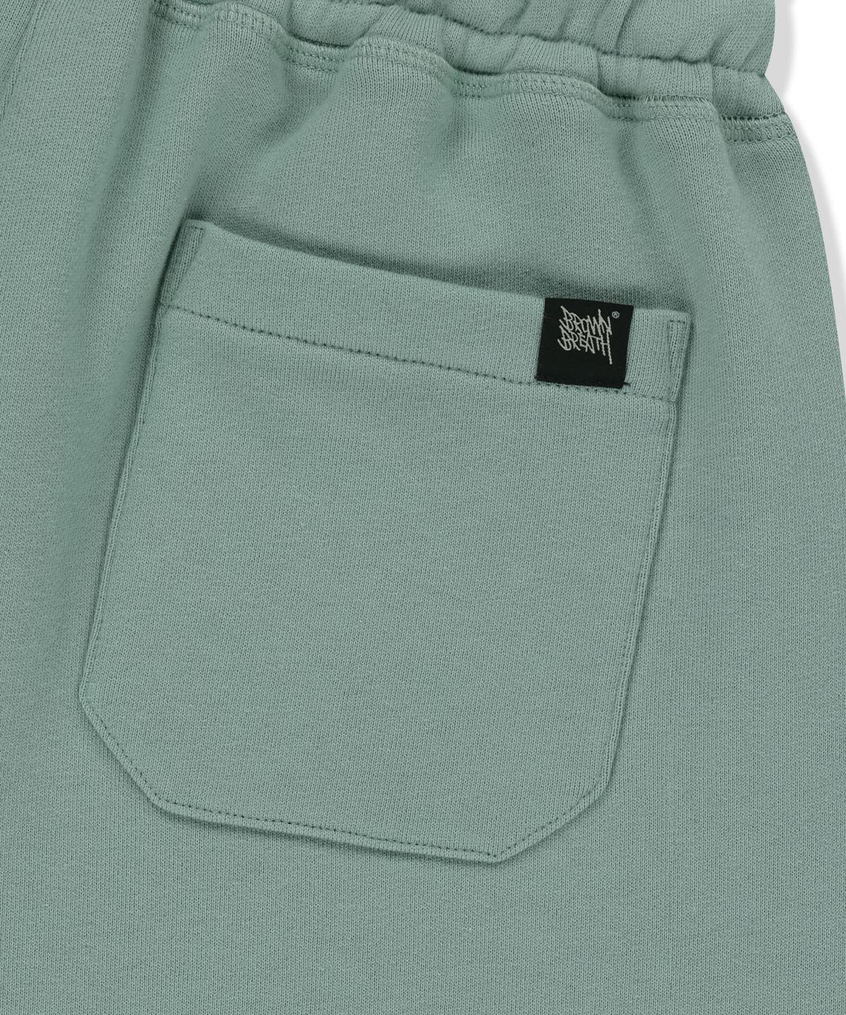 브라운브레스(BROWNBREATH) W TAG SWEAT SHORTS - LIGHT BLUE