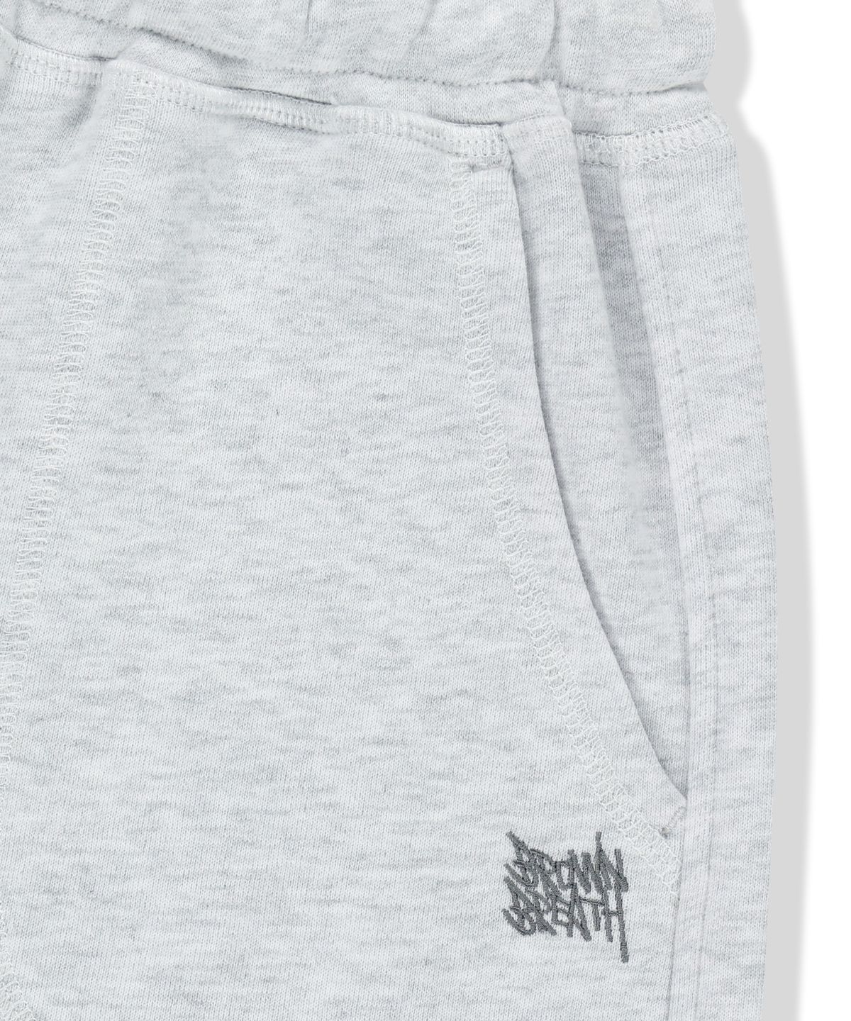 브라운브레스(BROWNBREATH) W TAG SWEAT SHORTS - ASH
