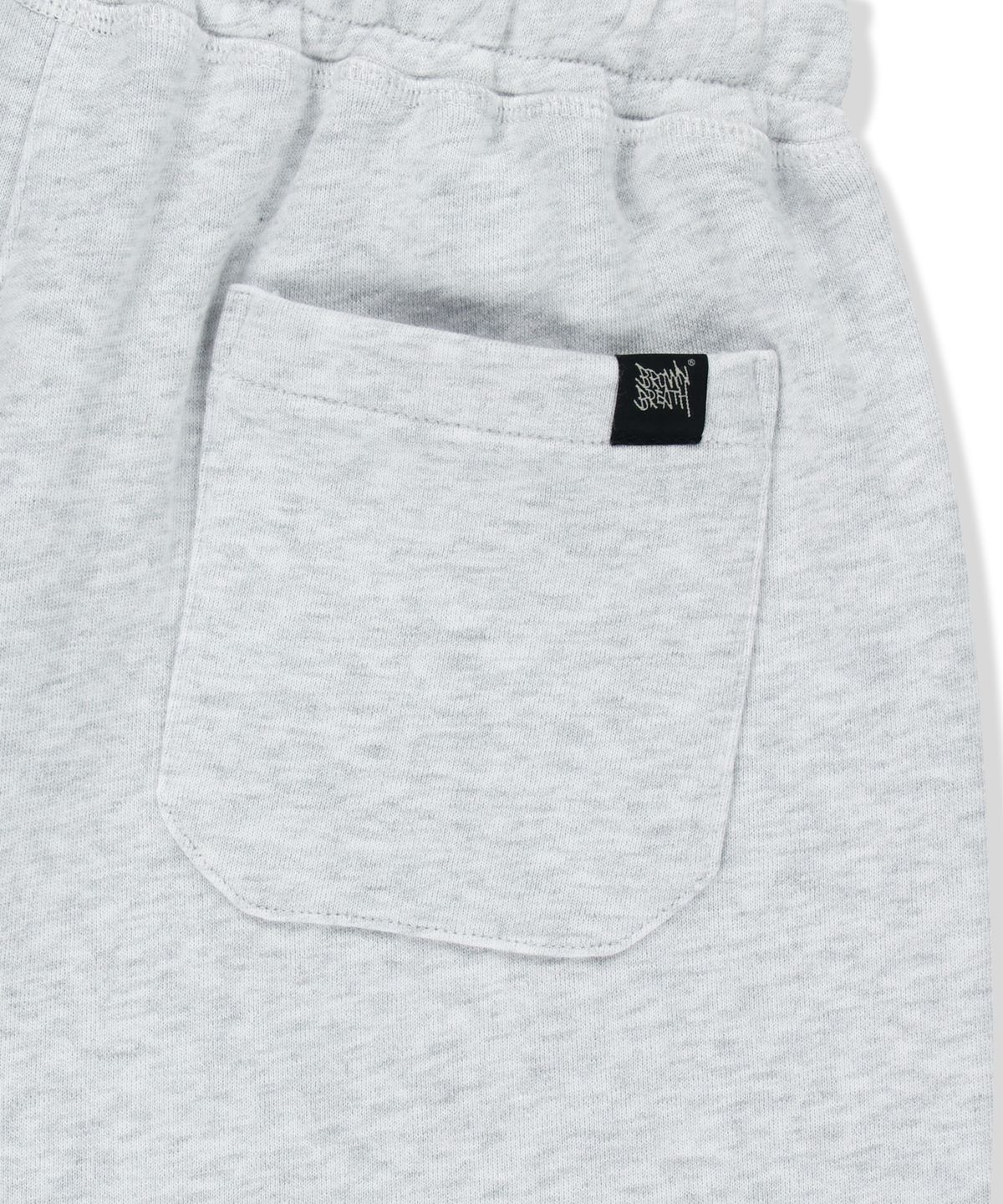 브라운브레스(BROWNBREATH) W TAG SWEAT SHORTS - ASH