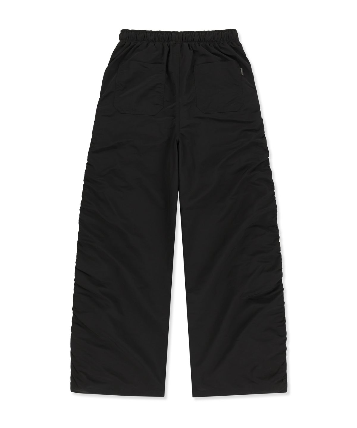 브라운브레스(BROWNBREATH) W SIDE BLOCK PIPING PANTS - BLACK