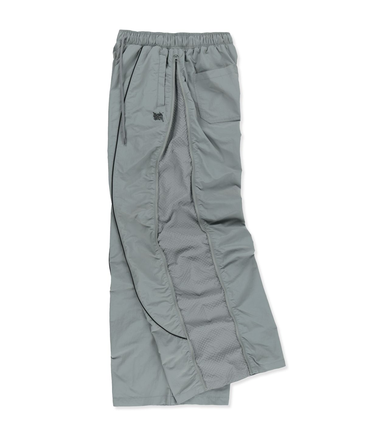브라운브레스(BROWNBREATH) W SIDE BLOCK PIPING PANTS - GREY