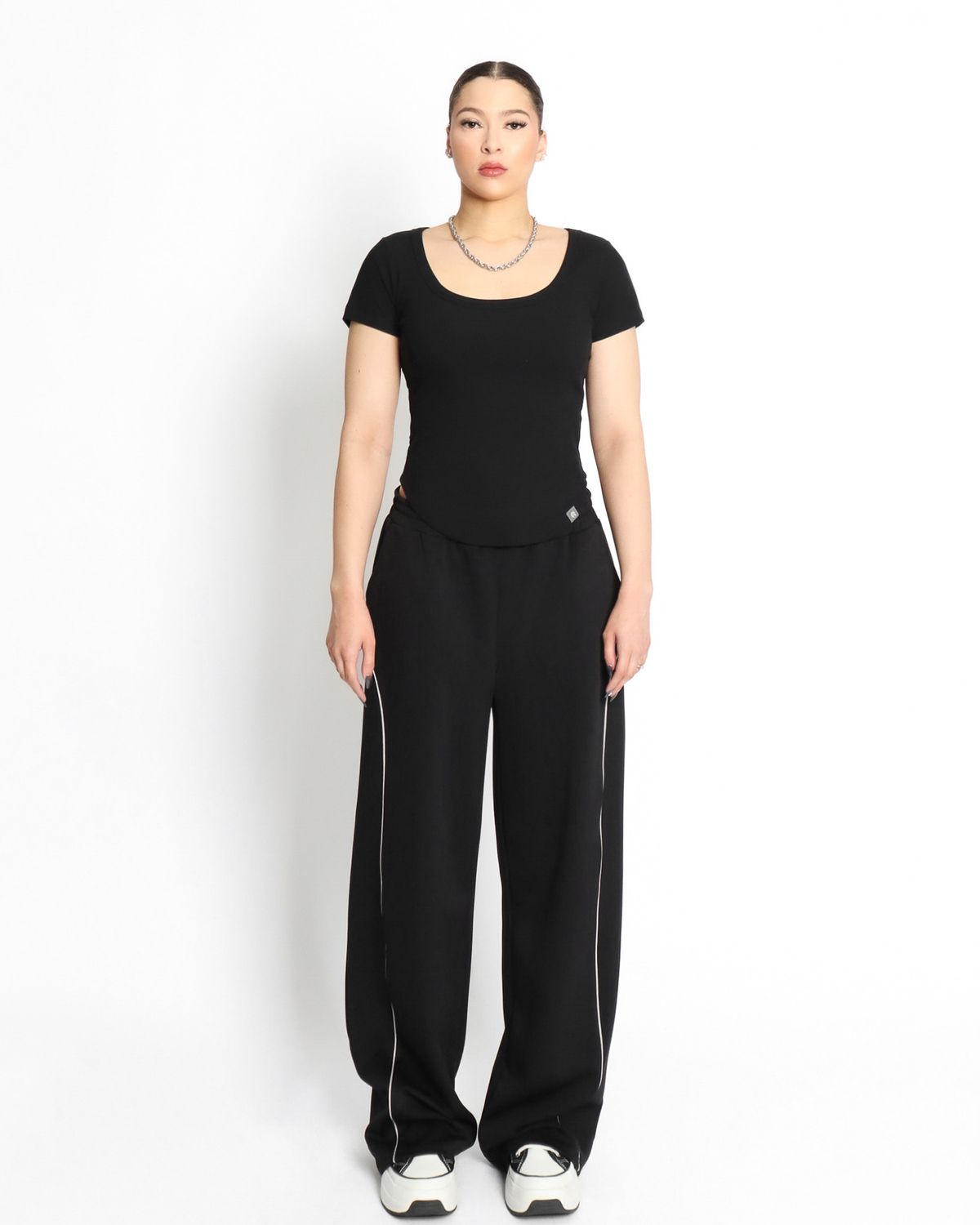 쿨시스(COOLSIS) CS HALF BASIC U TOP-046 (BLACK)