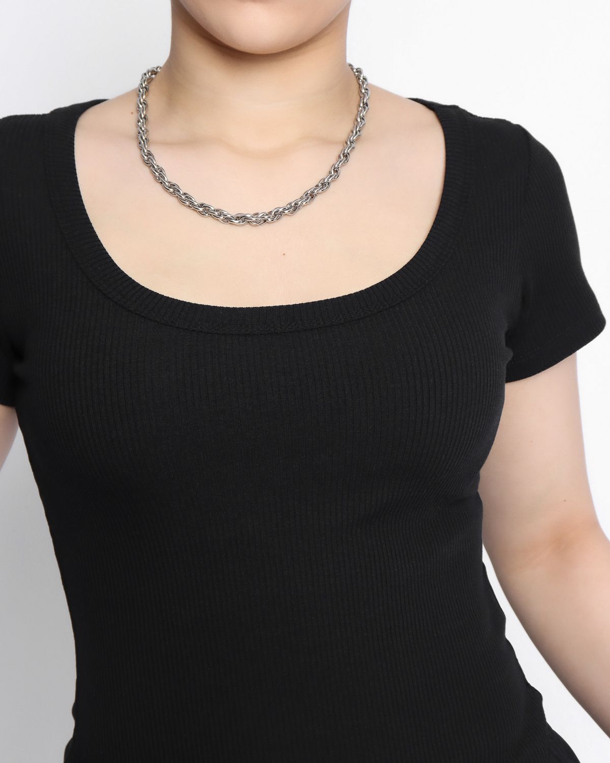쿨시스(COOLSIS) CS HALF BASIC U TOP-046 (BLACK)