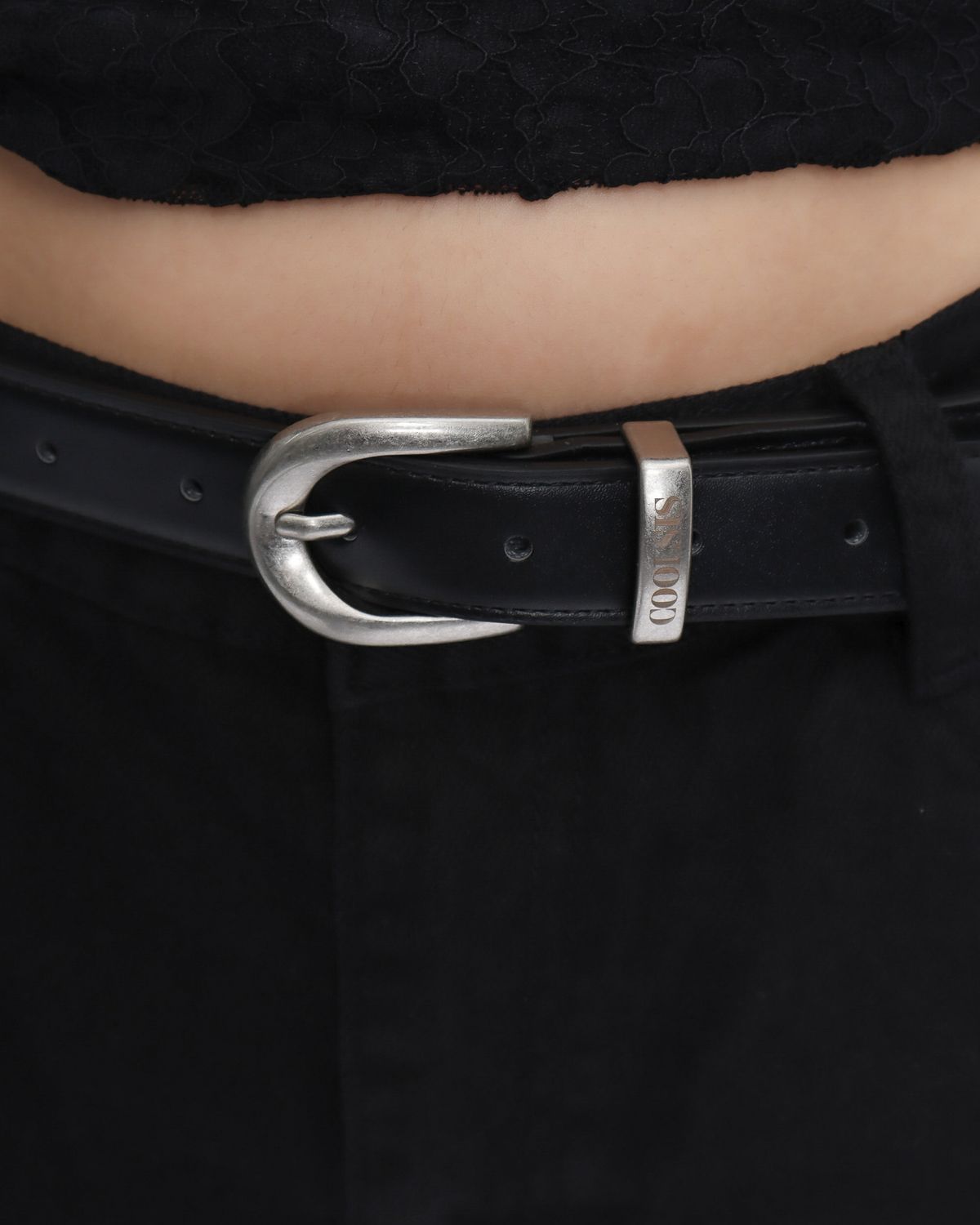 쿨시스(COOLSIS) CS 2SIZE BASIC BELT (BLACK)