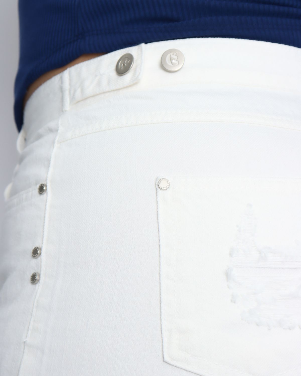 쿨시스(COOLSIS) CS COTTON WIDE JEANS-049 (WHITE)