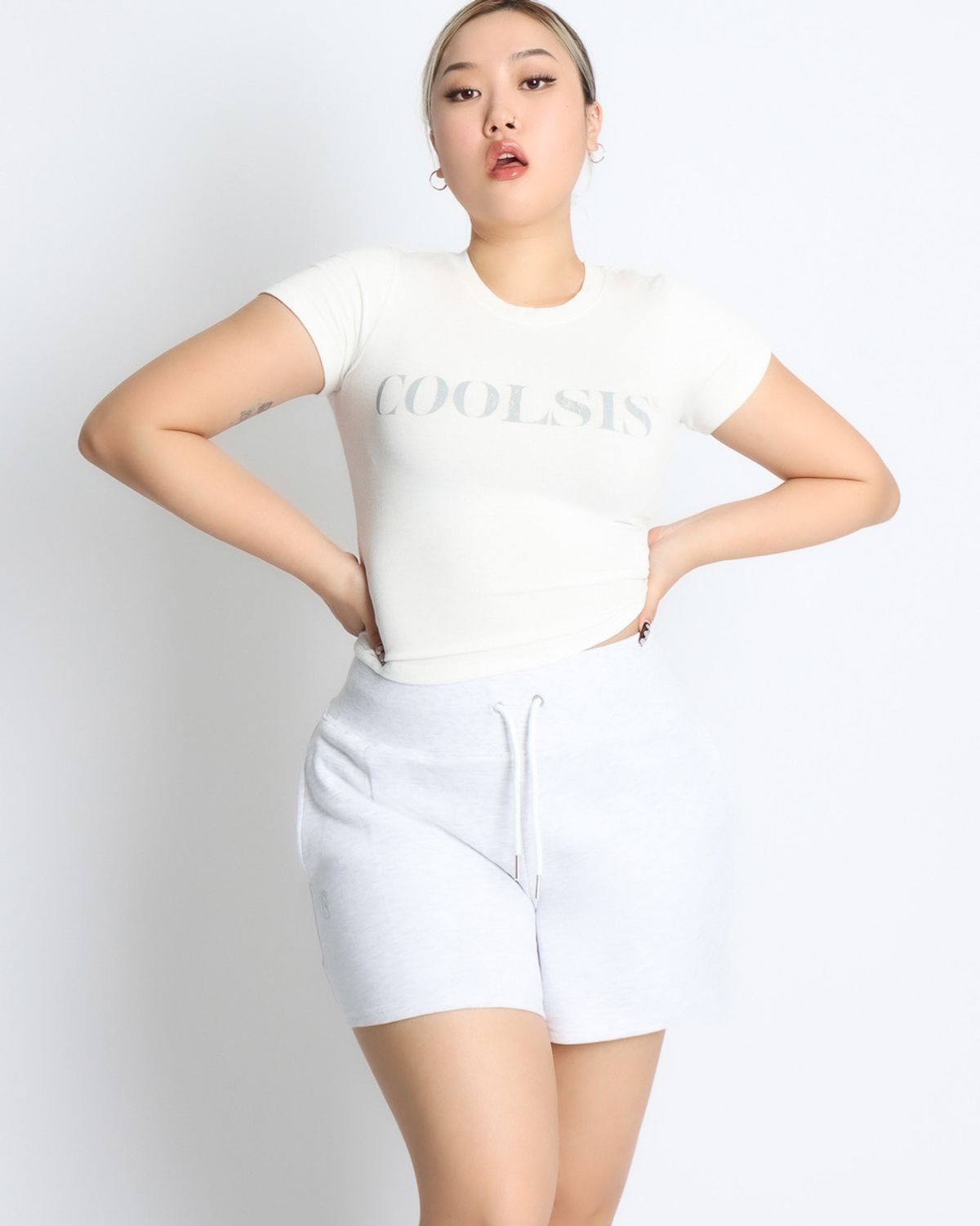 쿨시스(COOLSIS) CS COTTON WIDE SHORTS-051 (MELANGE)