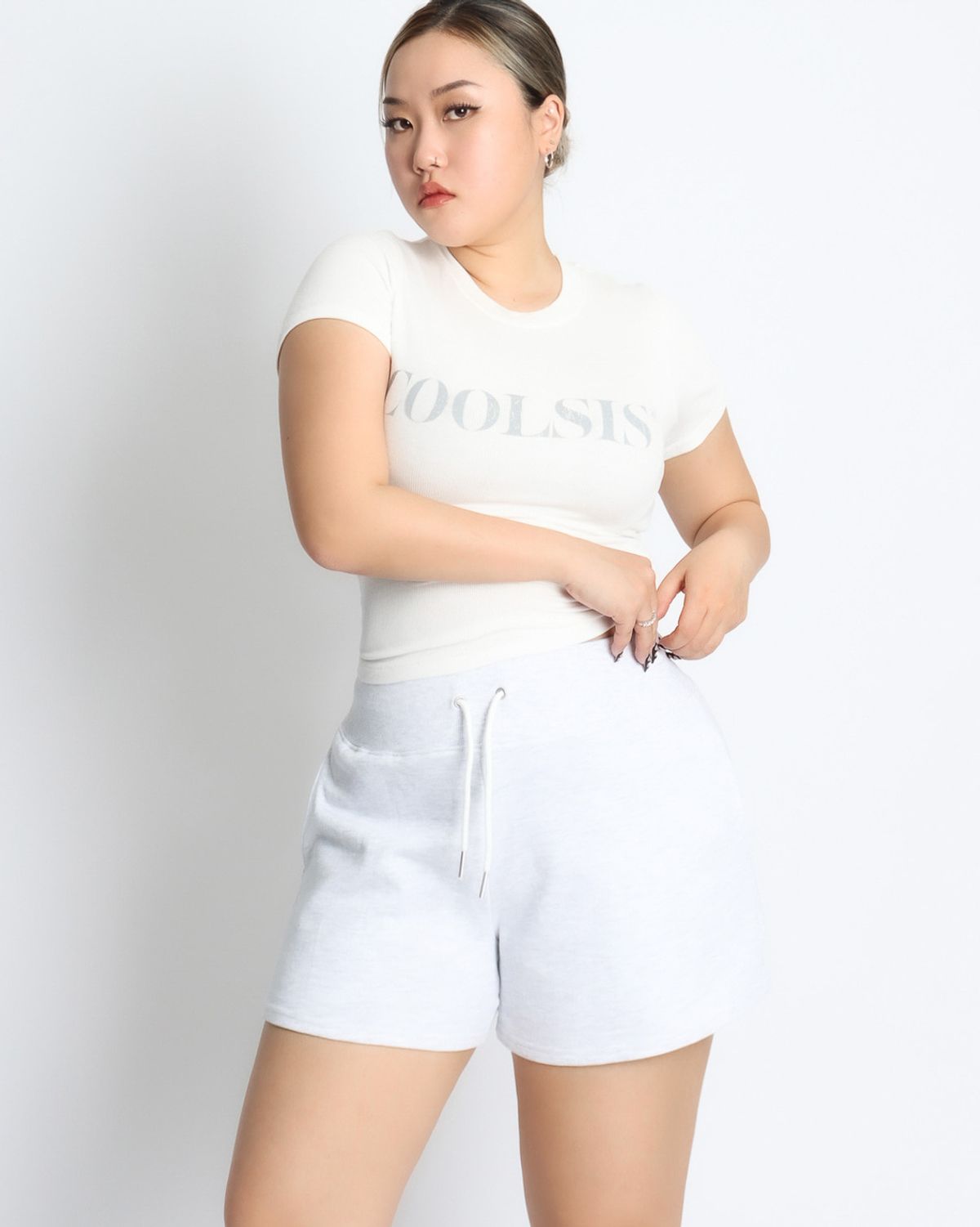 쿨시스(COOLSIS) CS COTTON WIDE SHORTS-051 (MELANGE)